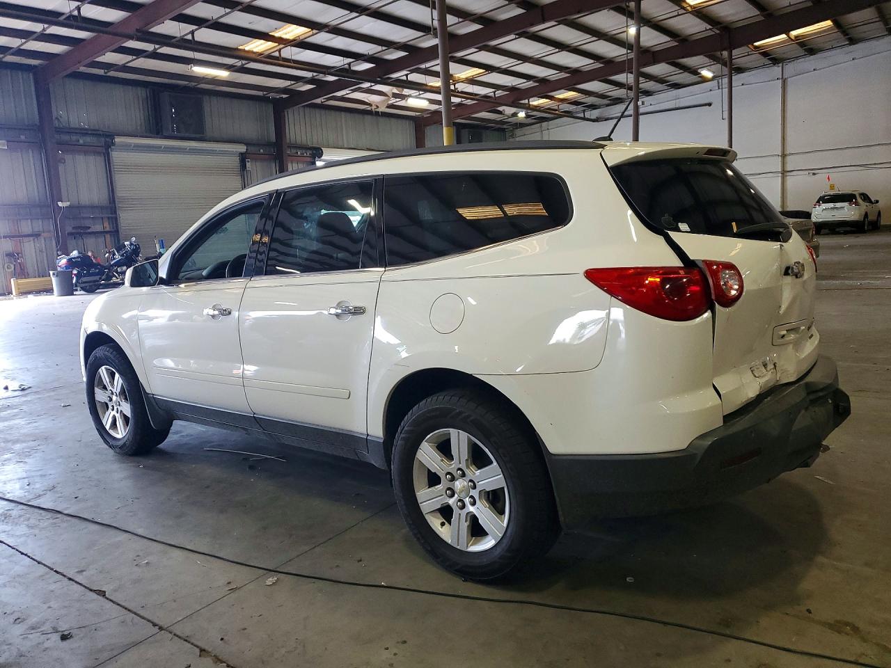 2011 Chevrolet Traverse Lt White vin: 1GNKRGED9BJ302927