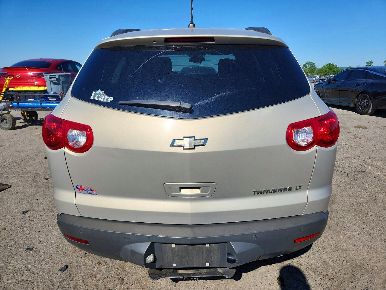 2011 Chevrolet Traverse Lt Gold vin: 1GNKRGEDXBJ277732