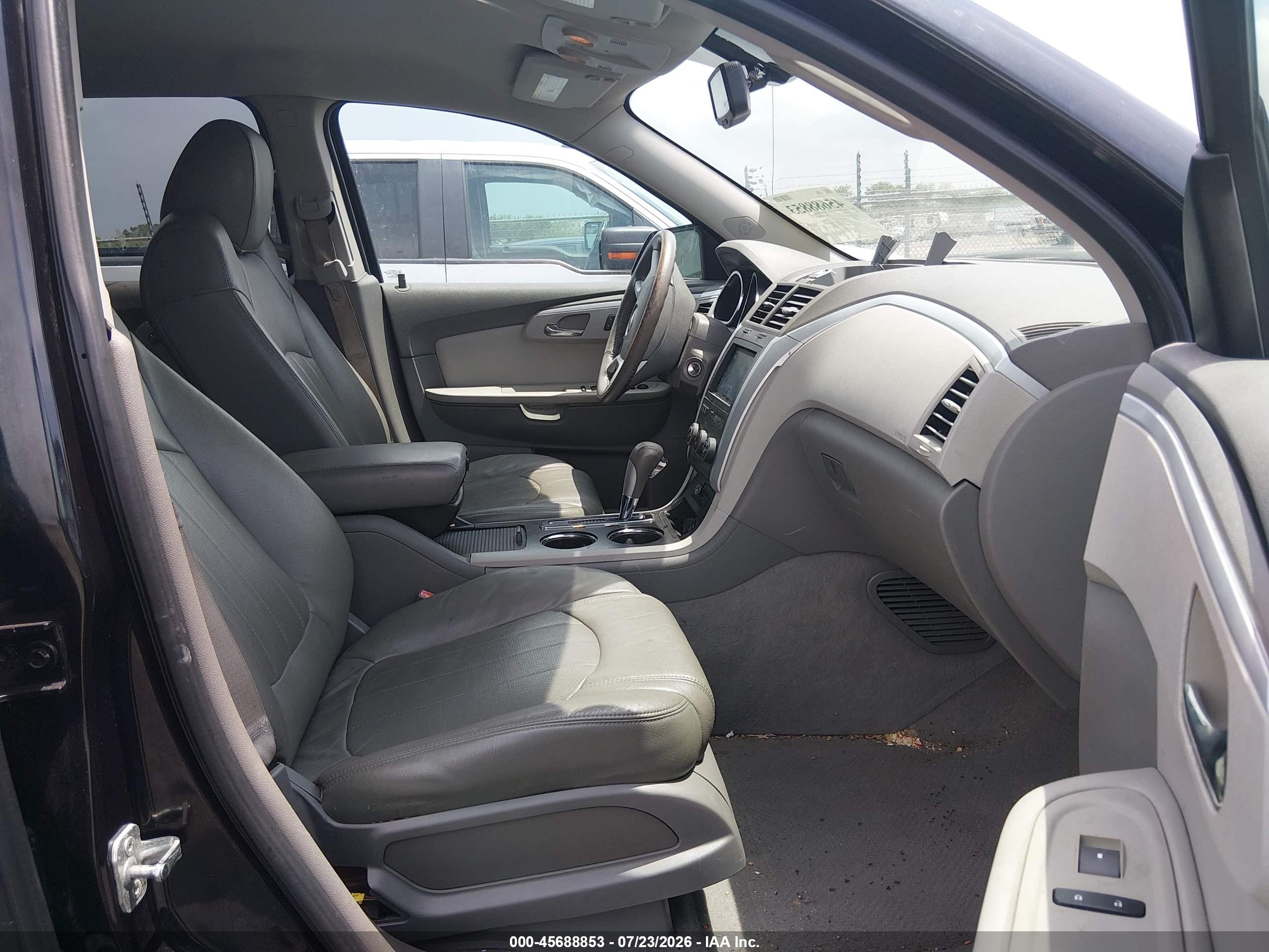 2012 Chevrolet Traverse Lt W/1lt Black vin: 1GNKRGEDXCJ154546