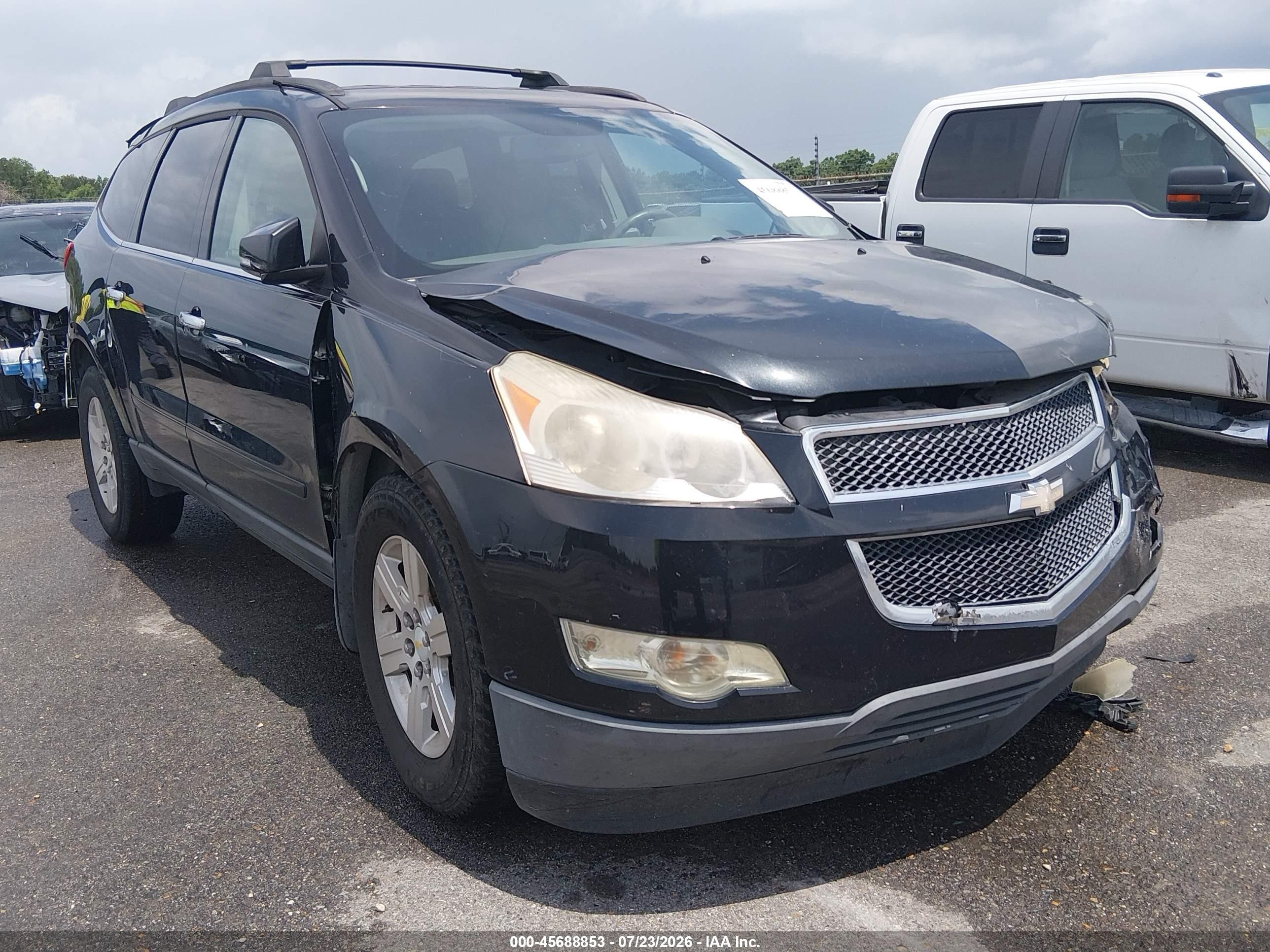 2012 Chevrolet Traverse Lt W/1lt Black vin: 1GNKRGEDXCJ154546