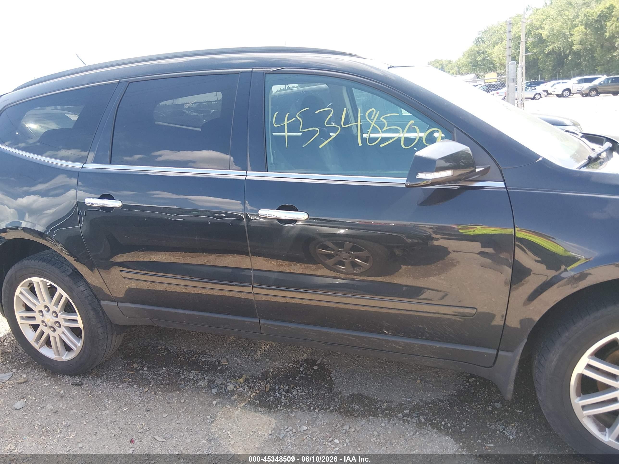 2015 Chevrolet Traverse 1lt Black vin: 1GNKRGKD0FJ260061