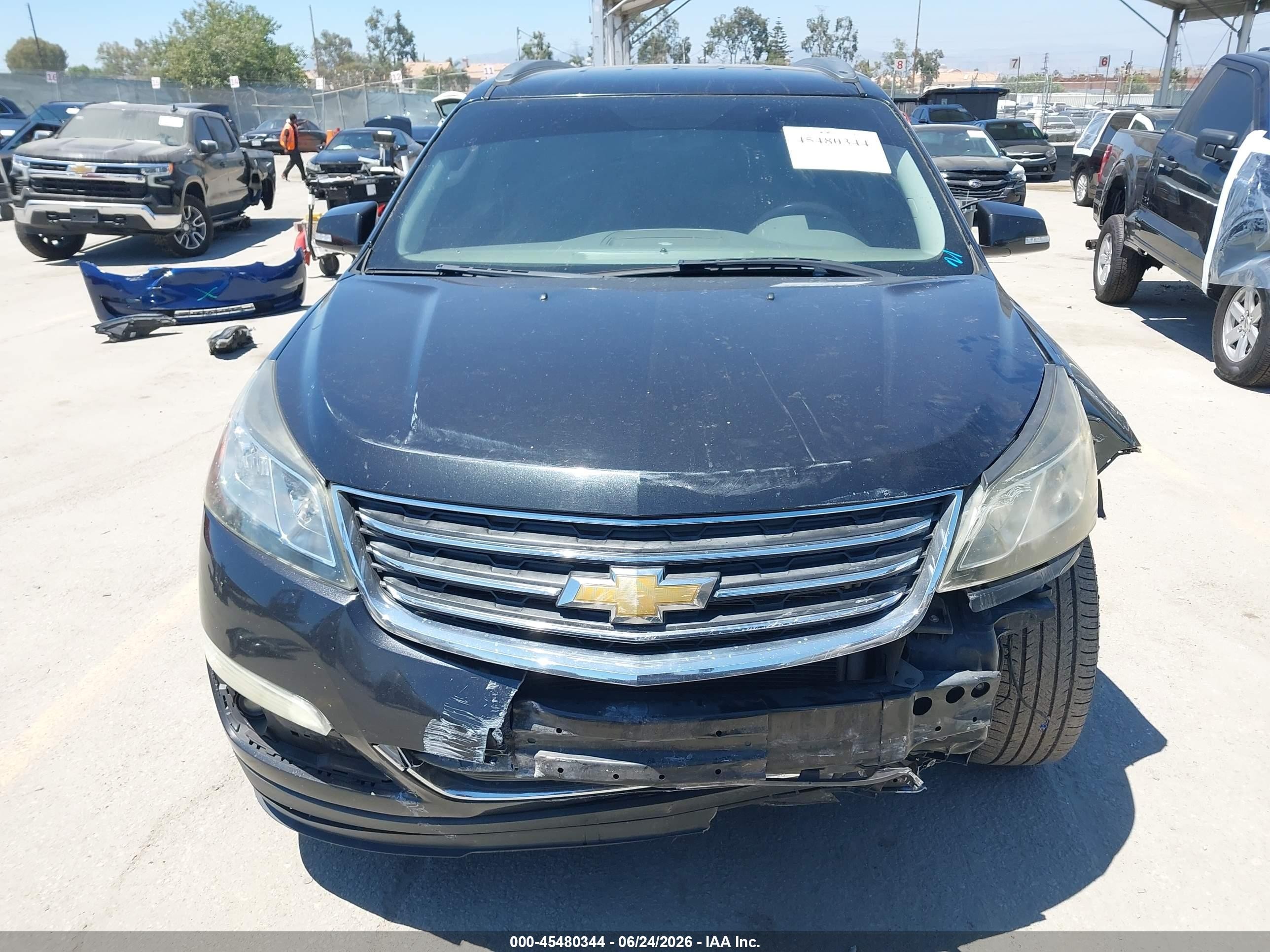 2015 Chevrolet Traverse Lt Черный vin: 1GNKRGKD0FJ283405