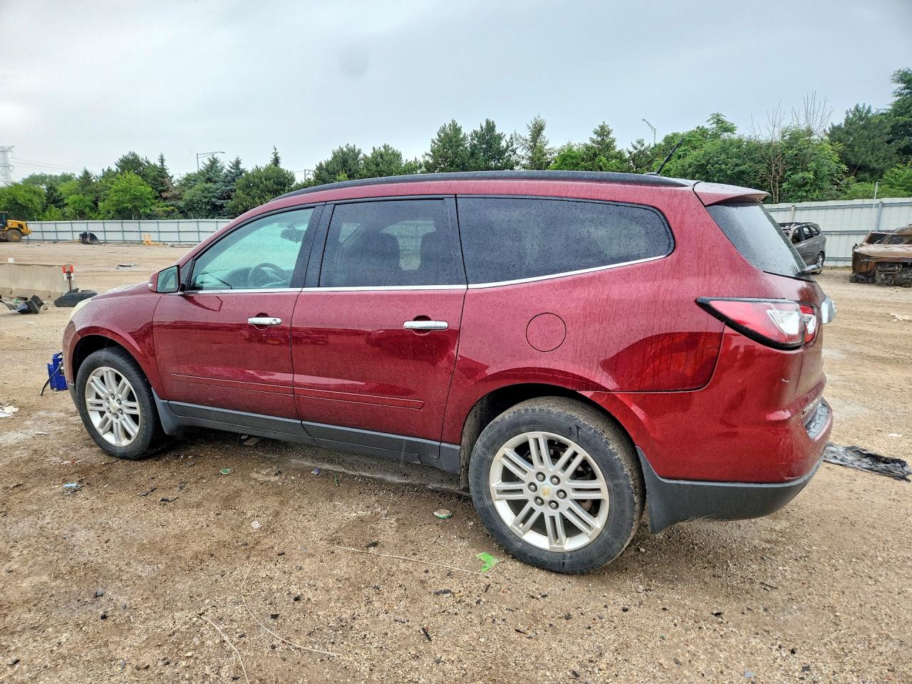 2015 Chevrolet Traverse Lt Maroon vin: 1GNKRGKD0FJ358071