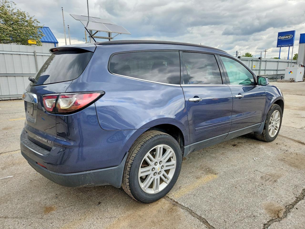 2013 Chevrolet Traverse Lt Blue vin: 1GNKRGKD1DJ263239