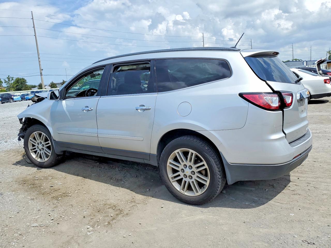 2014 Chevrolet Traverse Lt Silver vin: 1GNKRGKD2EJ195924