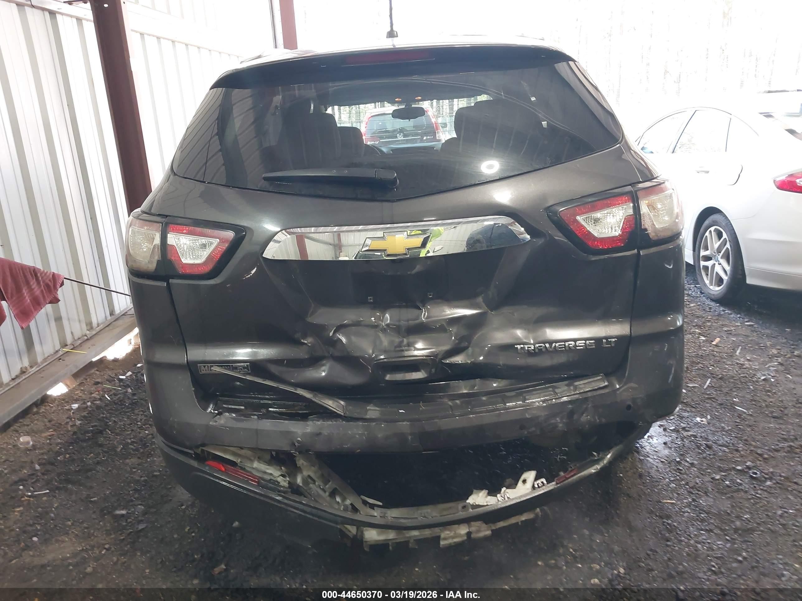 2015 Chevrolet Traverse 1lt Black vin: 1GNKRGKD2FJ183385