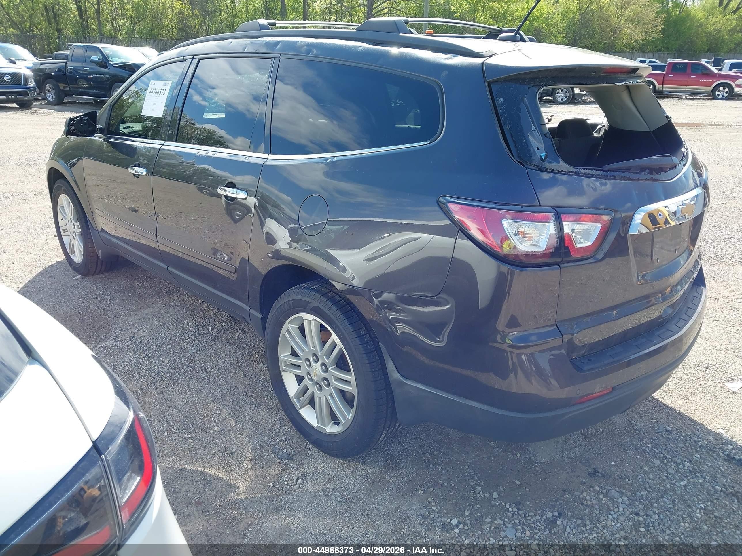 2015 Chevrolet Traverse 1lt Black vin: 1GNKRGKD2FJ189980