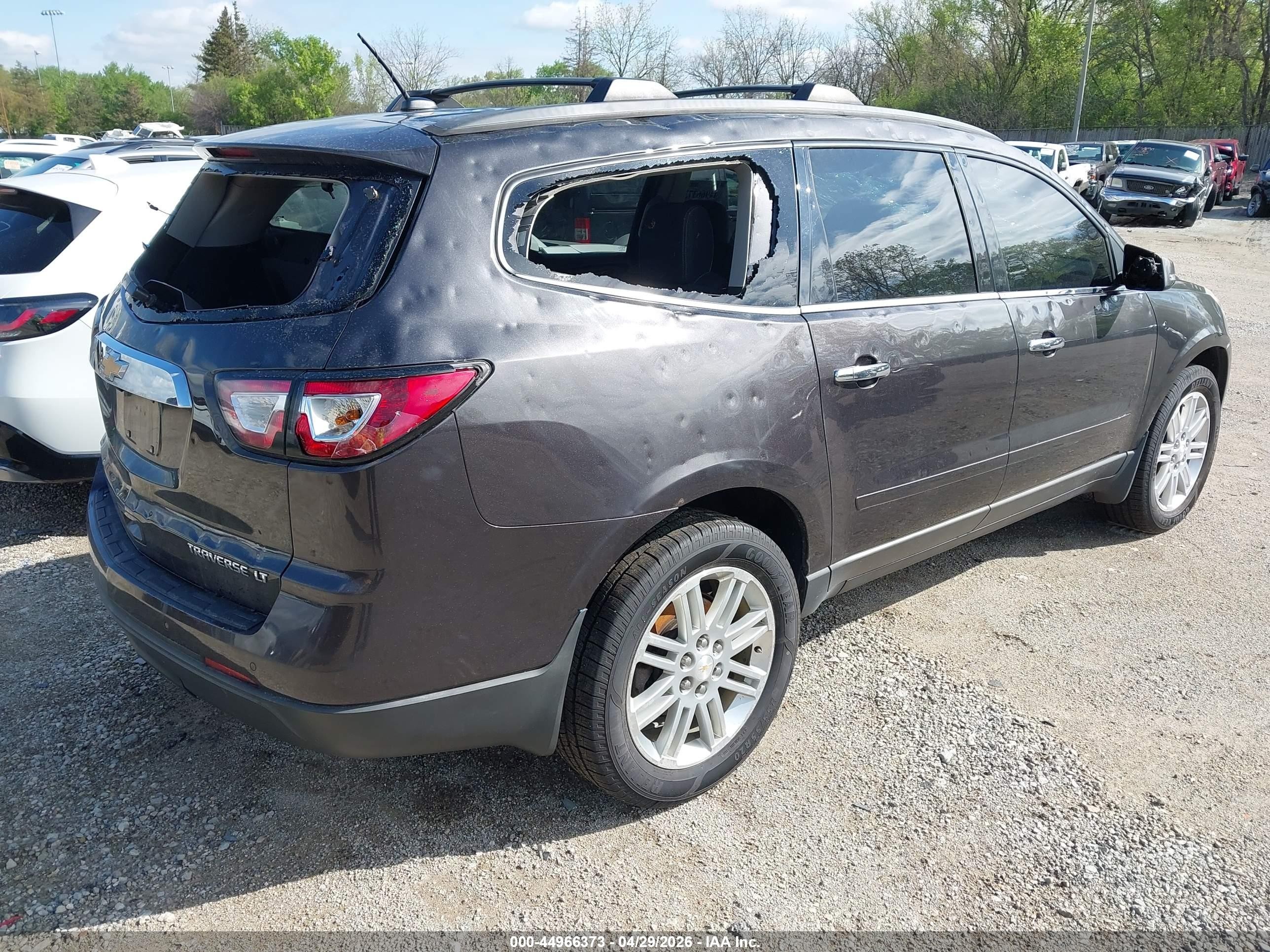 2015 Chevrolet Traverse 1lt Black vin: 1GNKRGKD2FJ189980