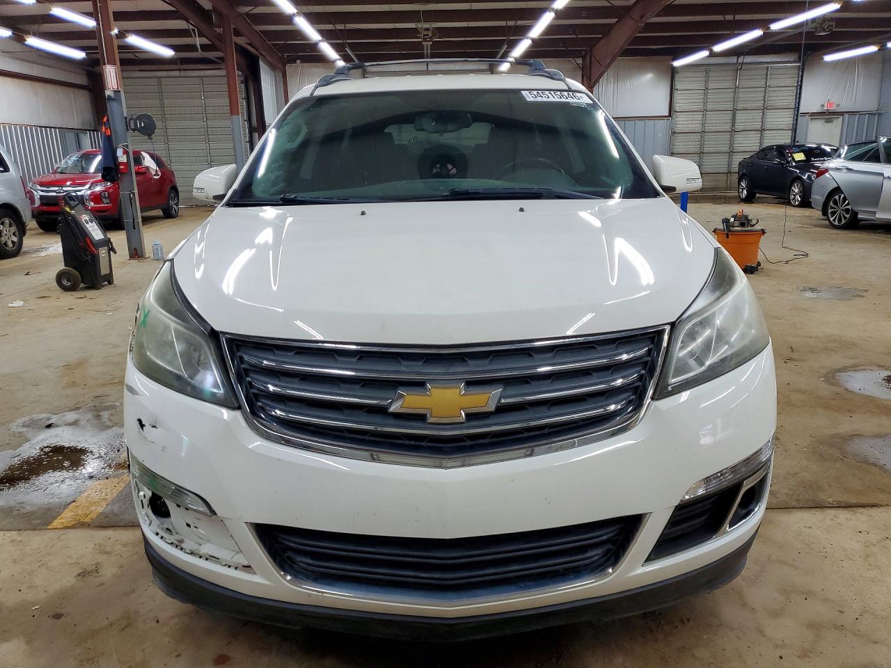 2015 Chevrolet Traverse Lt White vin: 1GNKRGKD3FJ272463