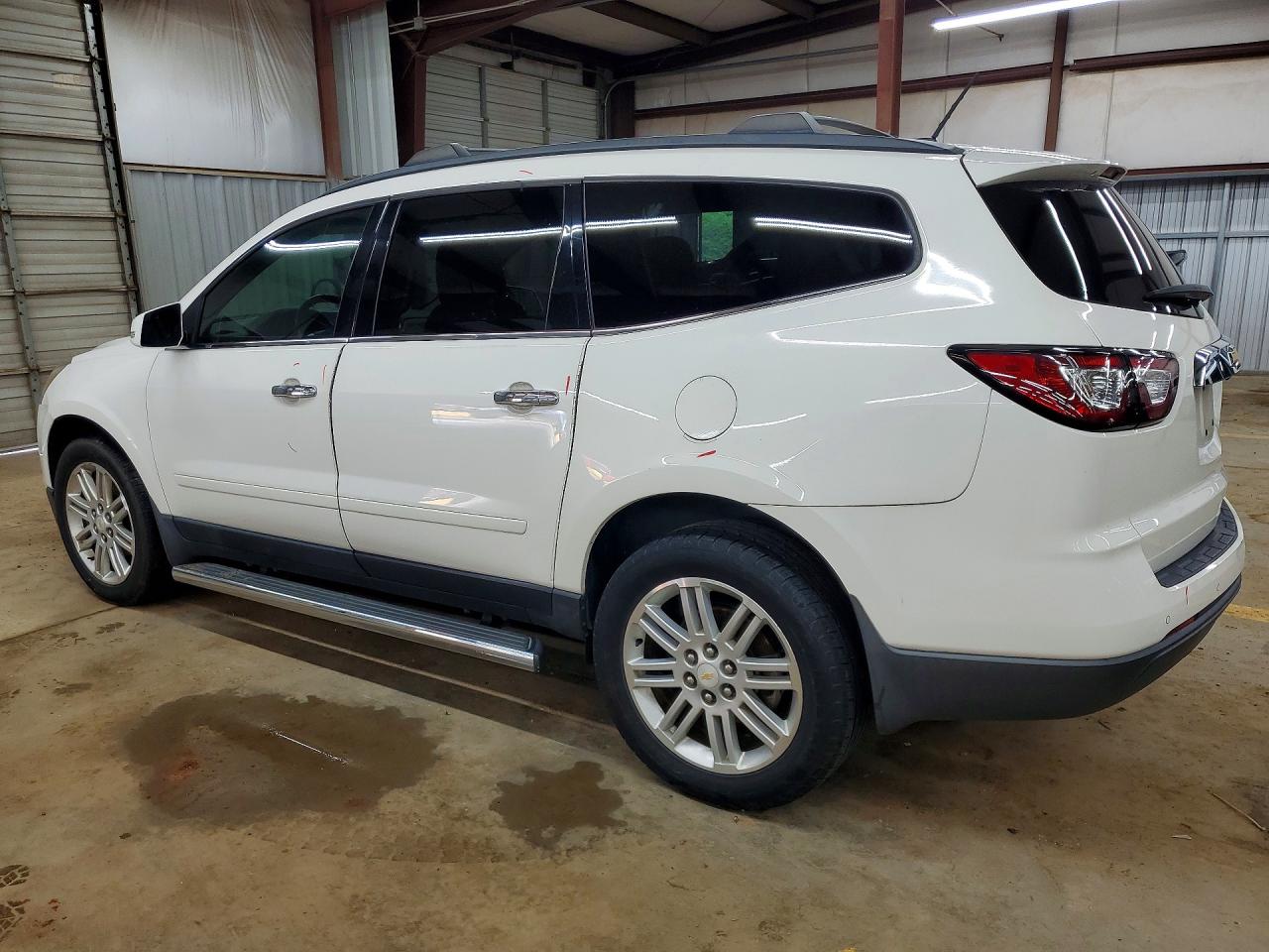 2015 Chevrolet Traverse Lt White vin: 1GNKRGKD3FJ272463