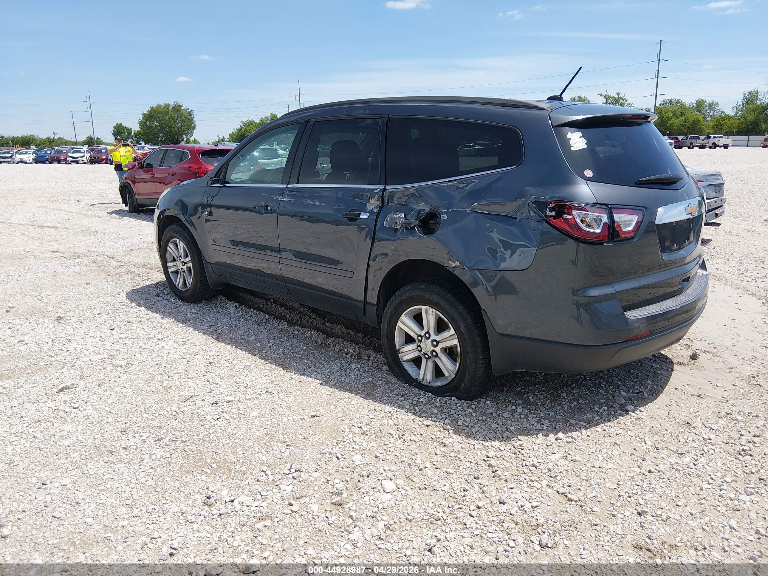 2014 Chevrolet Traverse 1lt Серый vin: 1GNKRGKD4EJ124675