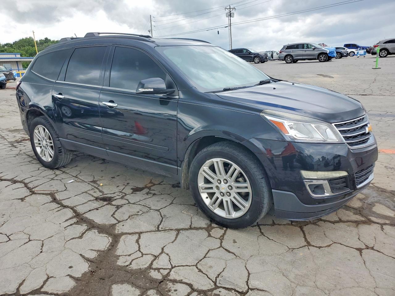 2014 Chevrolet Traverse Lt Black vin: 1GNKRGKD4EJ225666