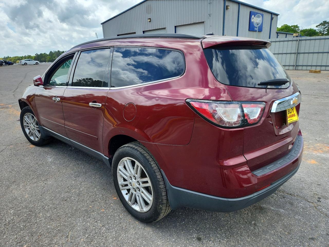 2015 Chevrolet Traverse Lt Red vin: 1GNKRGKD4FJ202602