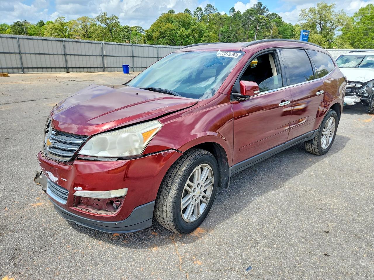 2015 Chevrolet Traverse Lt Red vin: 1GNKRGKD4FJ202602