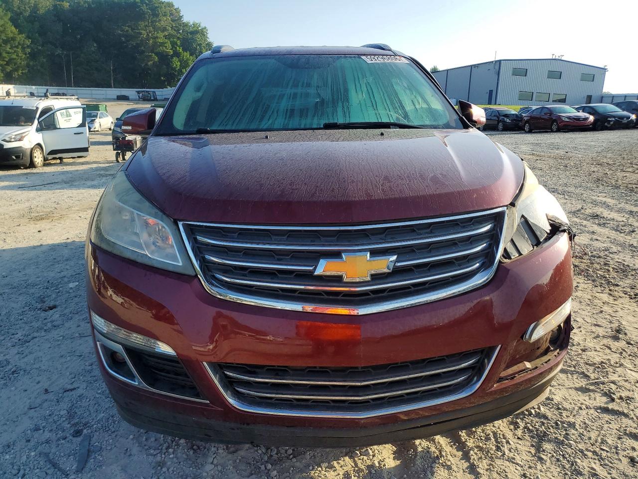 2015 Chevrolet Traverse Lt Burgundy vin: 1GNKRGKD4FJ221943