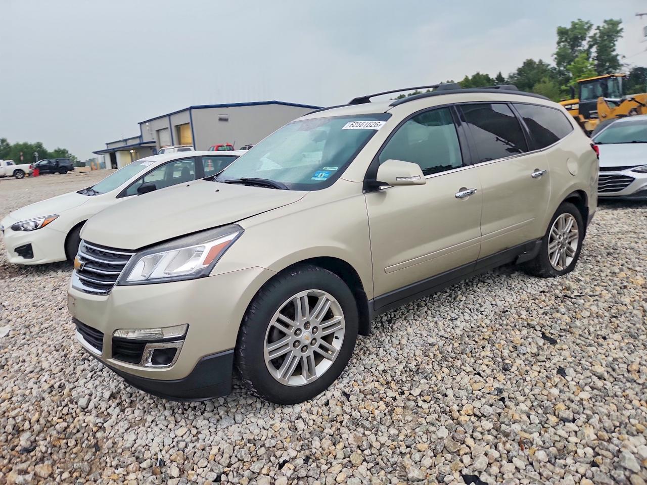 2015 Chevrolet Traverse Lt Желто-коричневый vin: 1GNKRGKD4FJ296464