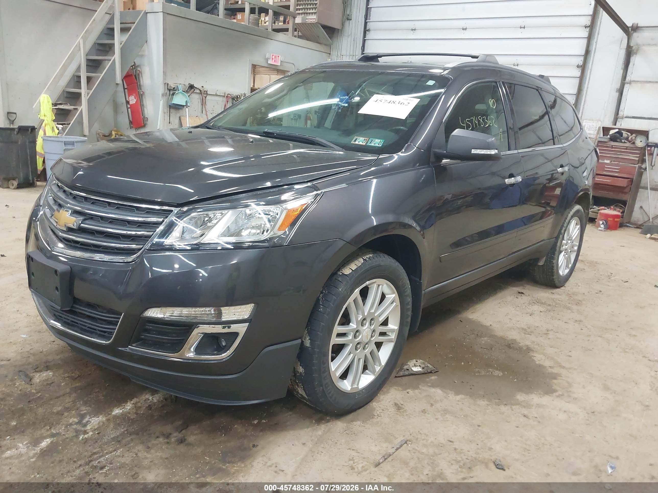 2015 Chevrolet Traverse Lt Black vin: 1GNKRGKD5FJ184787