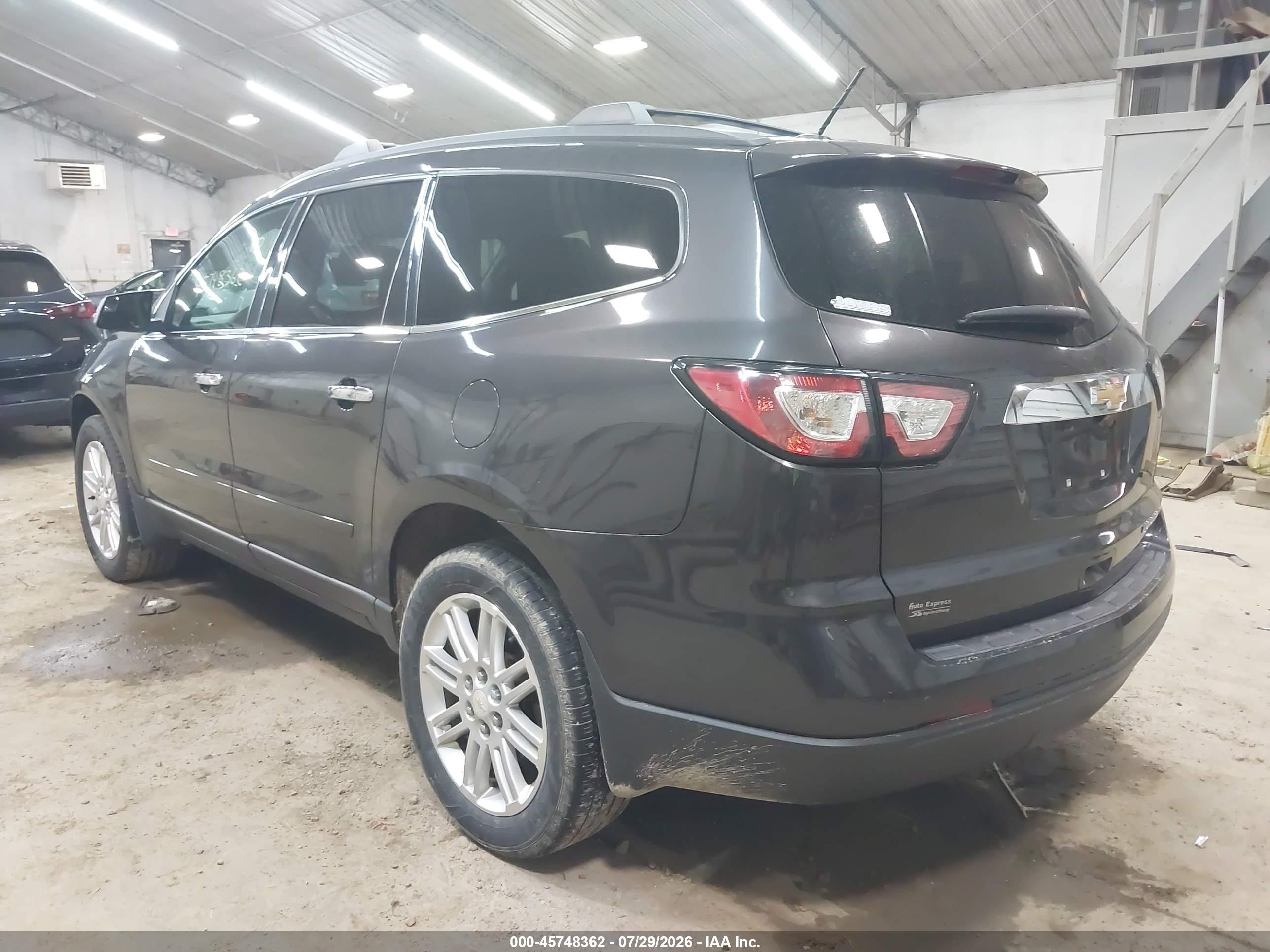 2015 Chevrolet Traverse Lt Black vin: 1GNKRGKD5FJ184787