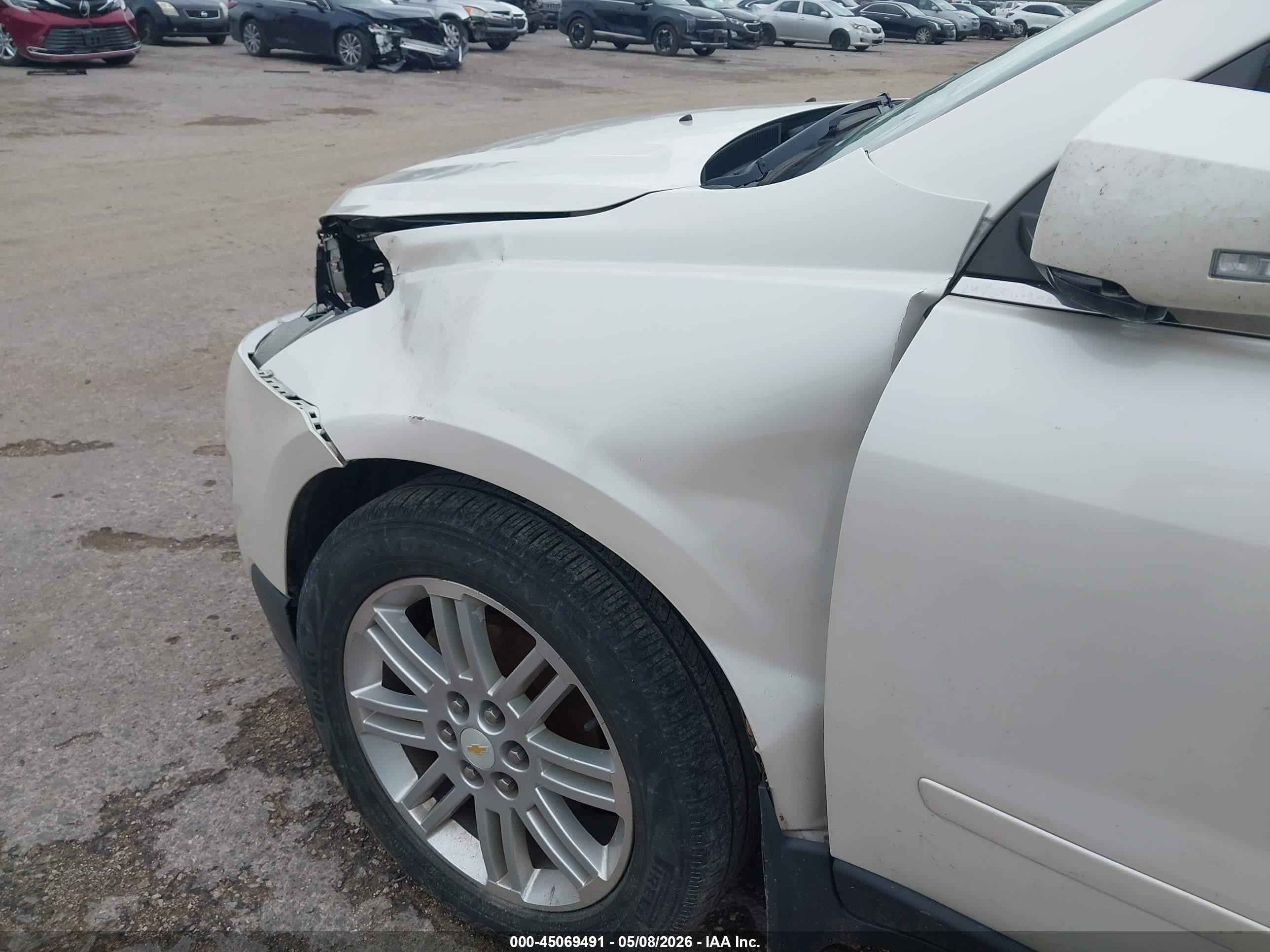 2015 Chevrolet Traverse 1lt Белый vin: 1GNKRGKD5FJ293301