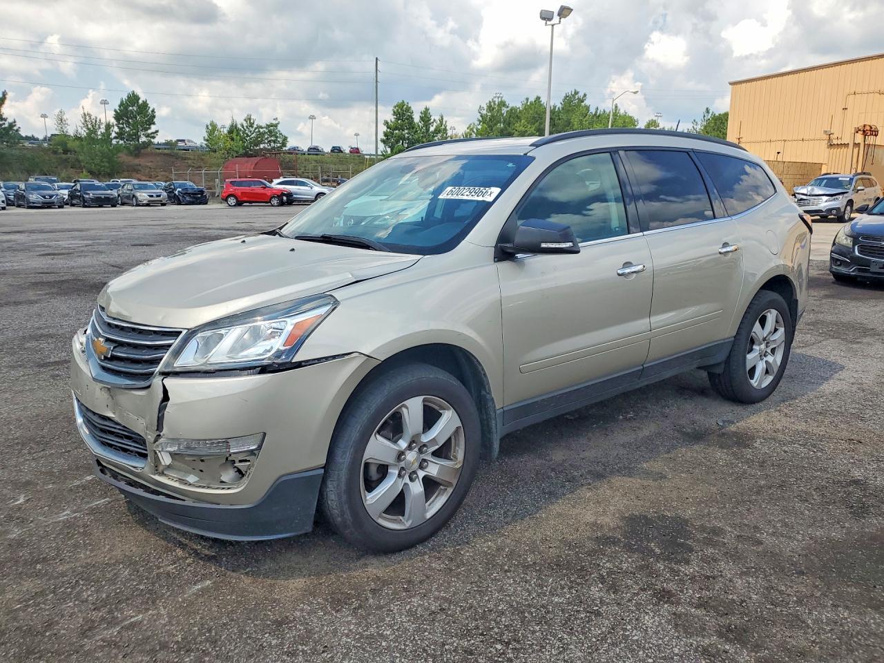 2017 Chevrolet Traverse Lt Золотой vin: 1GNKRGKD6HJ200773