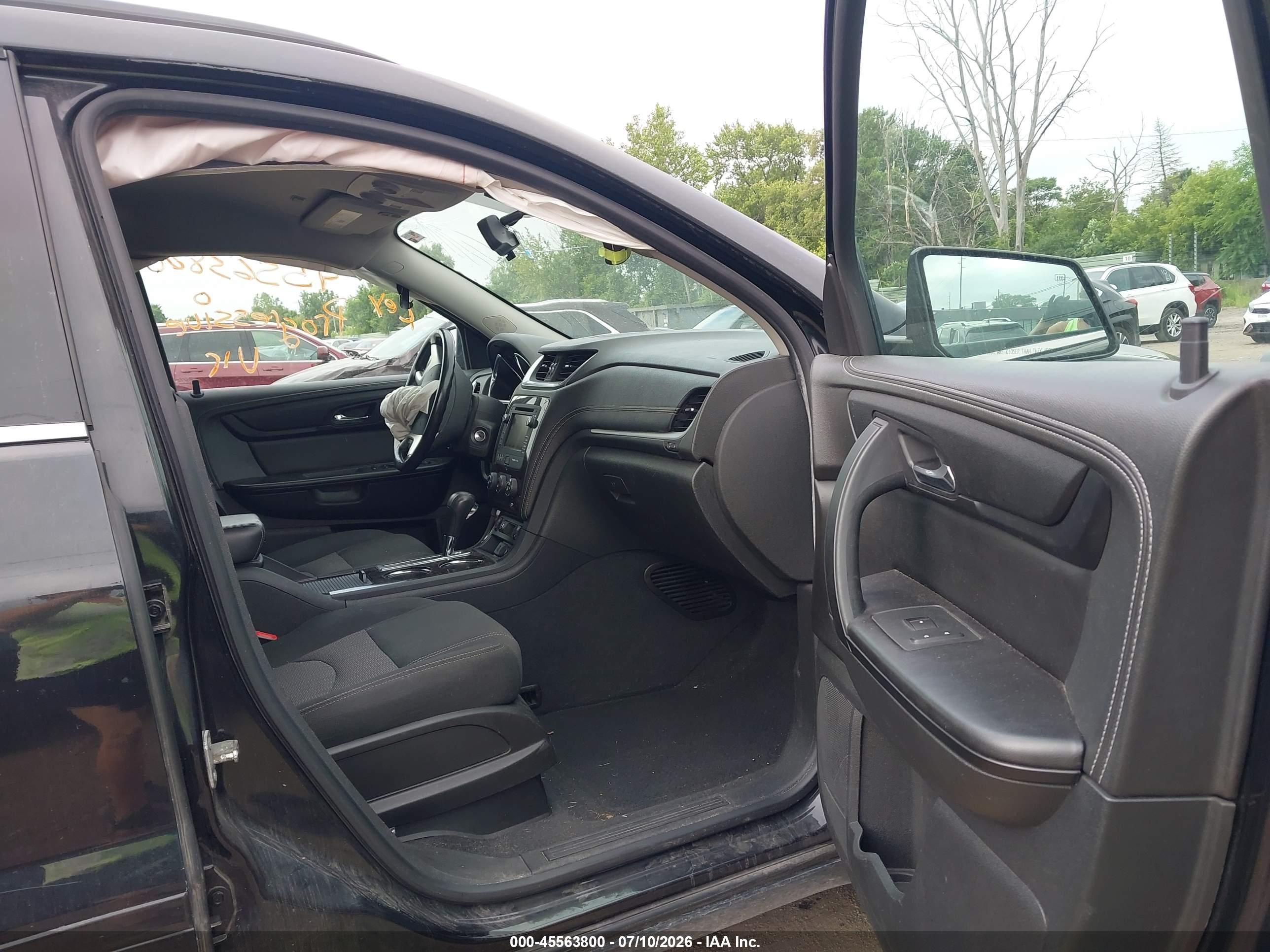 2015 Chevrolet Traverse Lt Черный vin: 1GNKRGKD7FJ279500