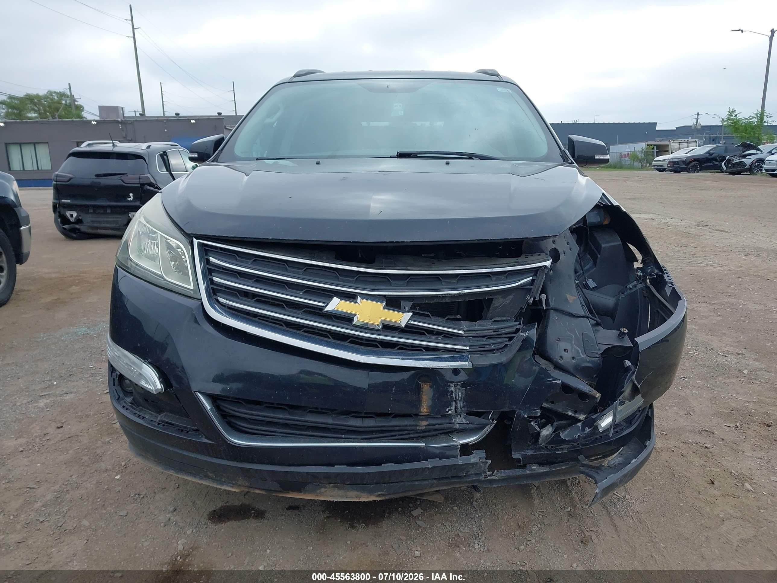 2015 Chevrolet Traverse Lt Черный vin: 1GNKRGKD7FJ279500