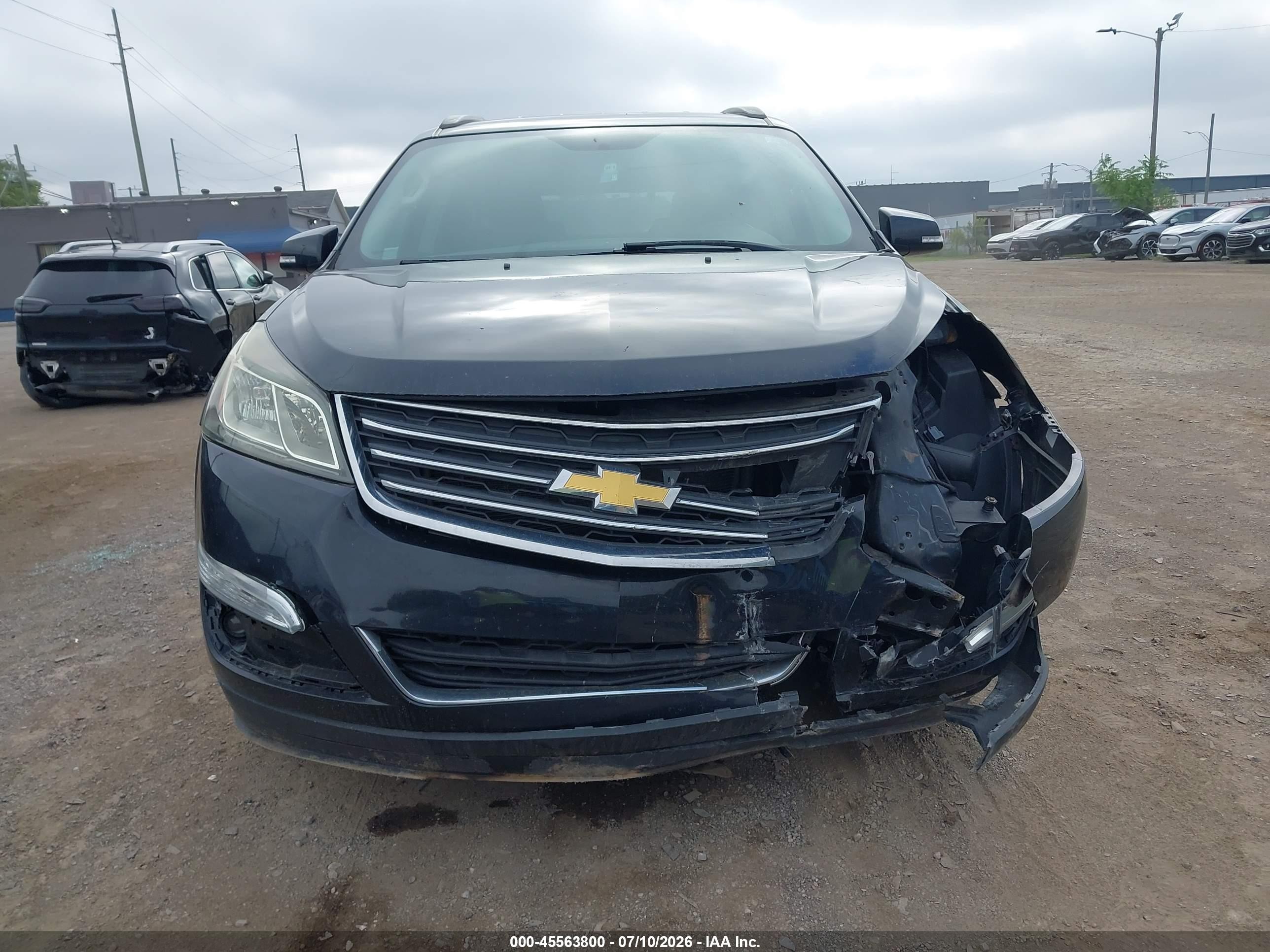 2015 Chevrolet Traverse Lt Черный vin: 1GNKRGKD7FJ279500