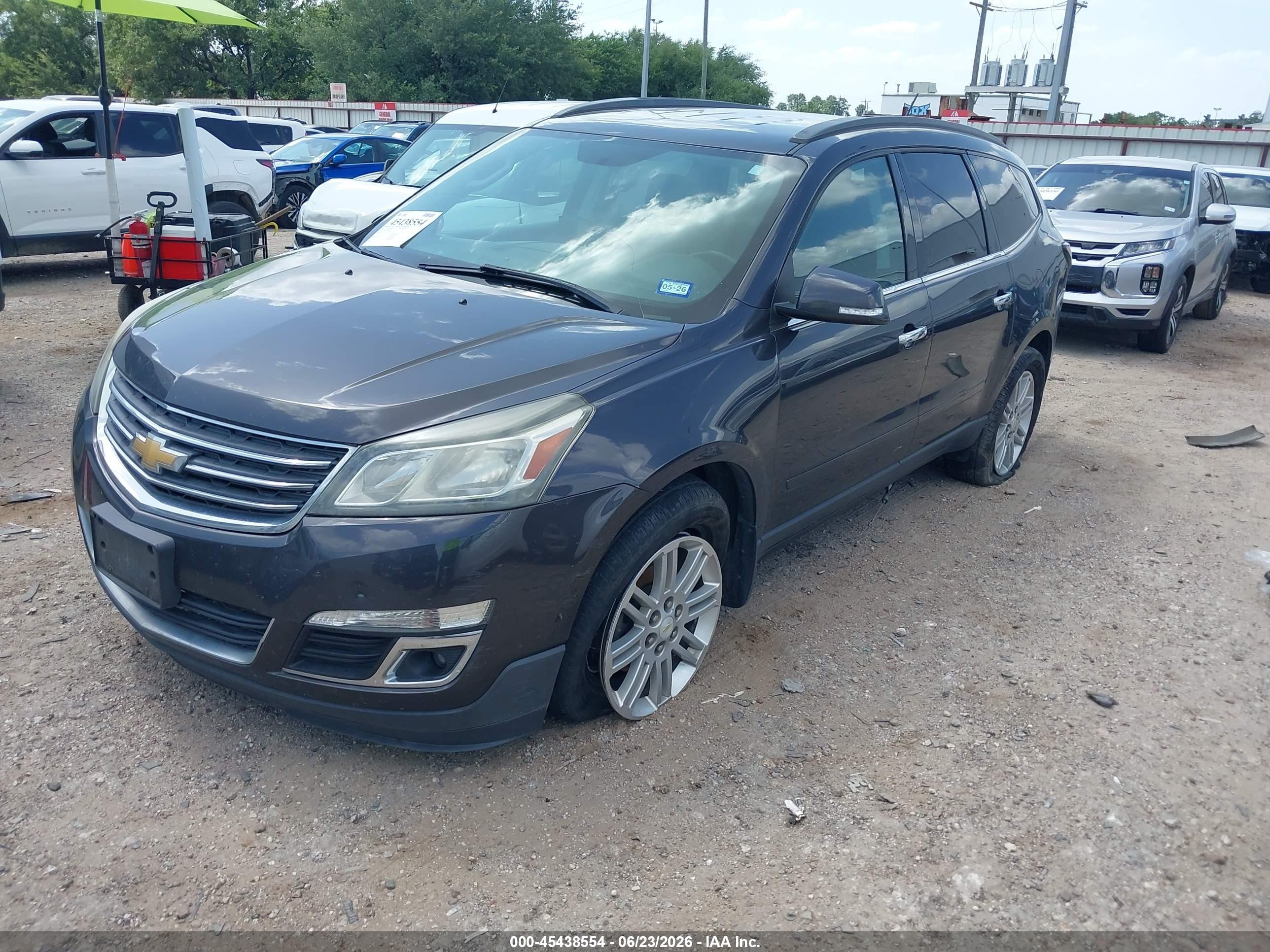 2015 Chevrolet Traverse Lt Gray vin: 1GNKRGKD7FJ314830