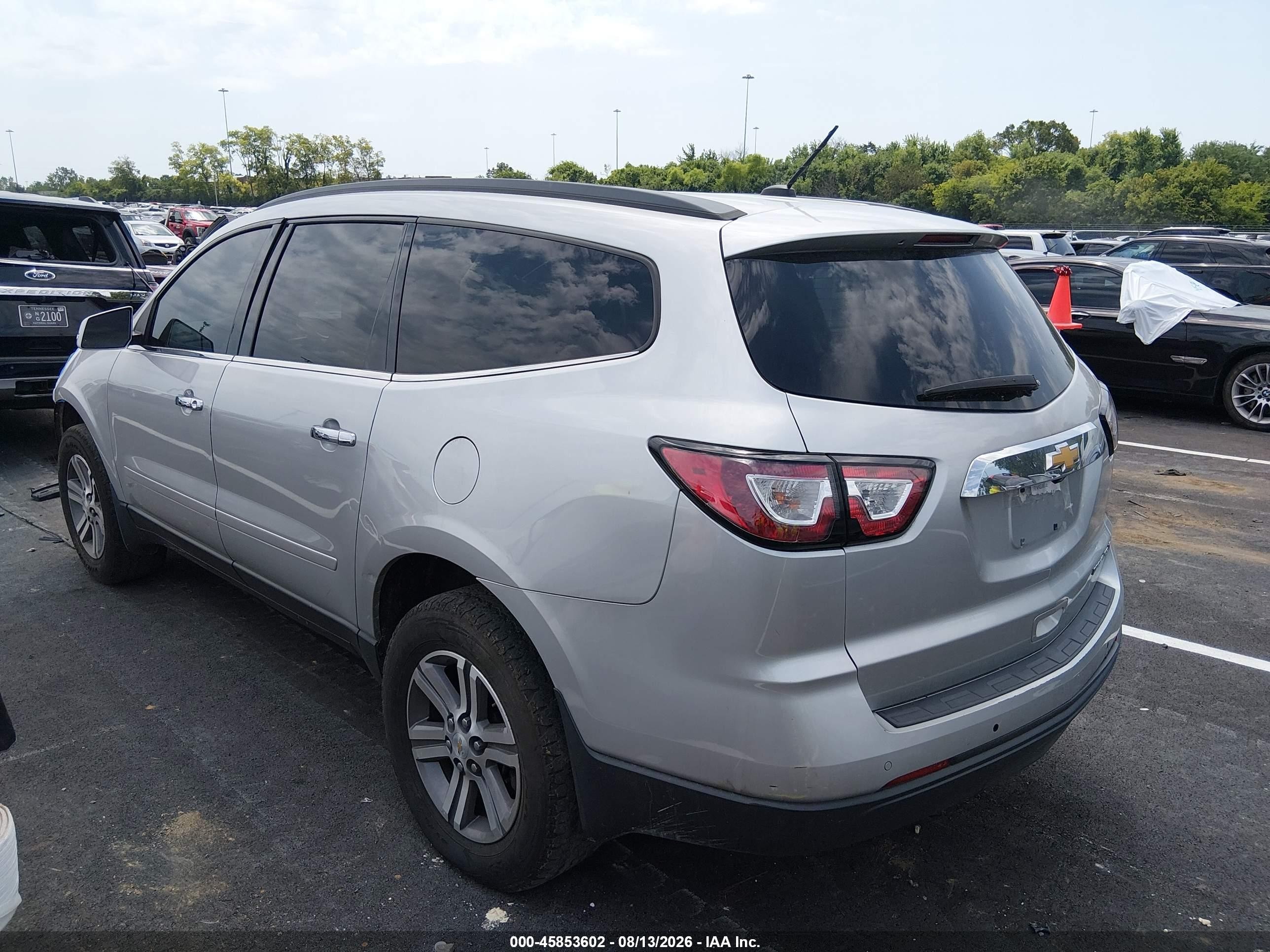 2015 Chevrolet Traverse Lt Gray vin: 1GNKRGKD9FJ332908