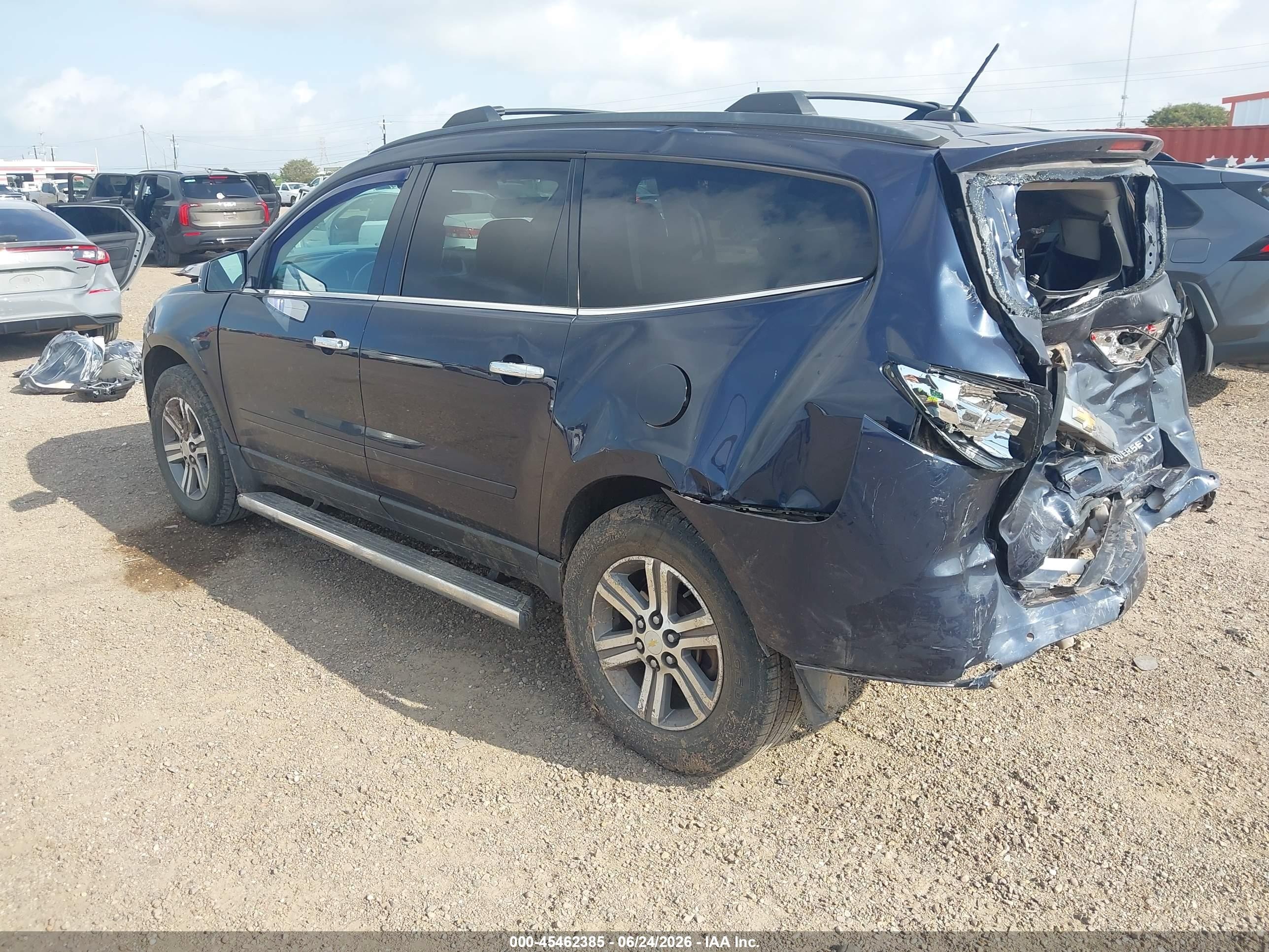 2015 Chevrolet Traverse Lt Blue vin: 1GNKRGKDXFJ122155