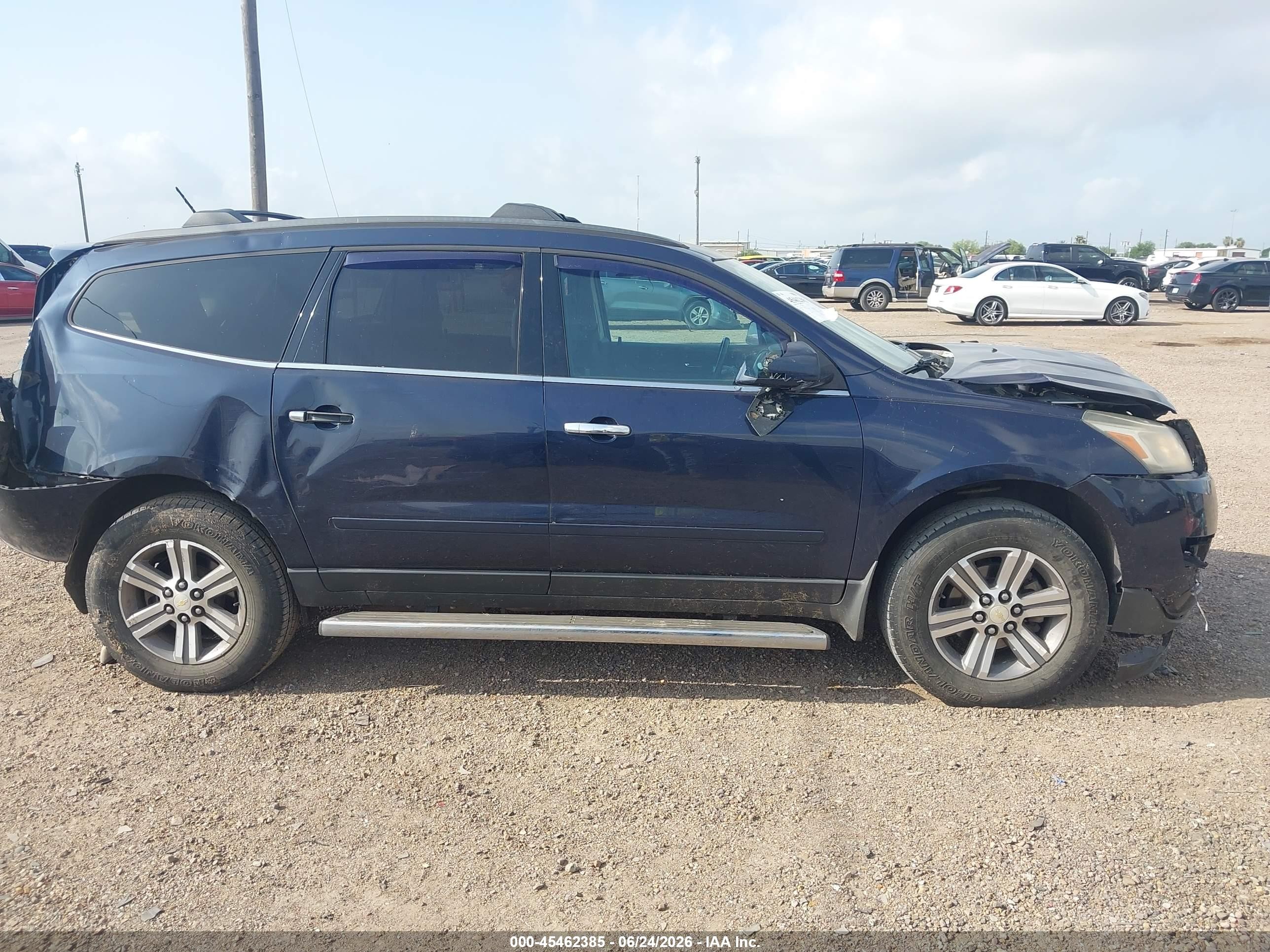 2015 Chevrolet Traverse Lt Blue vin: 1GNKRGKDXFJ122155