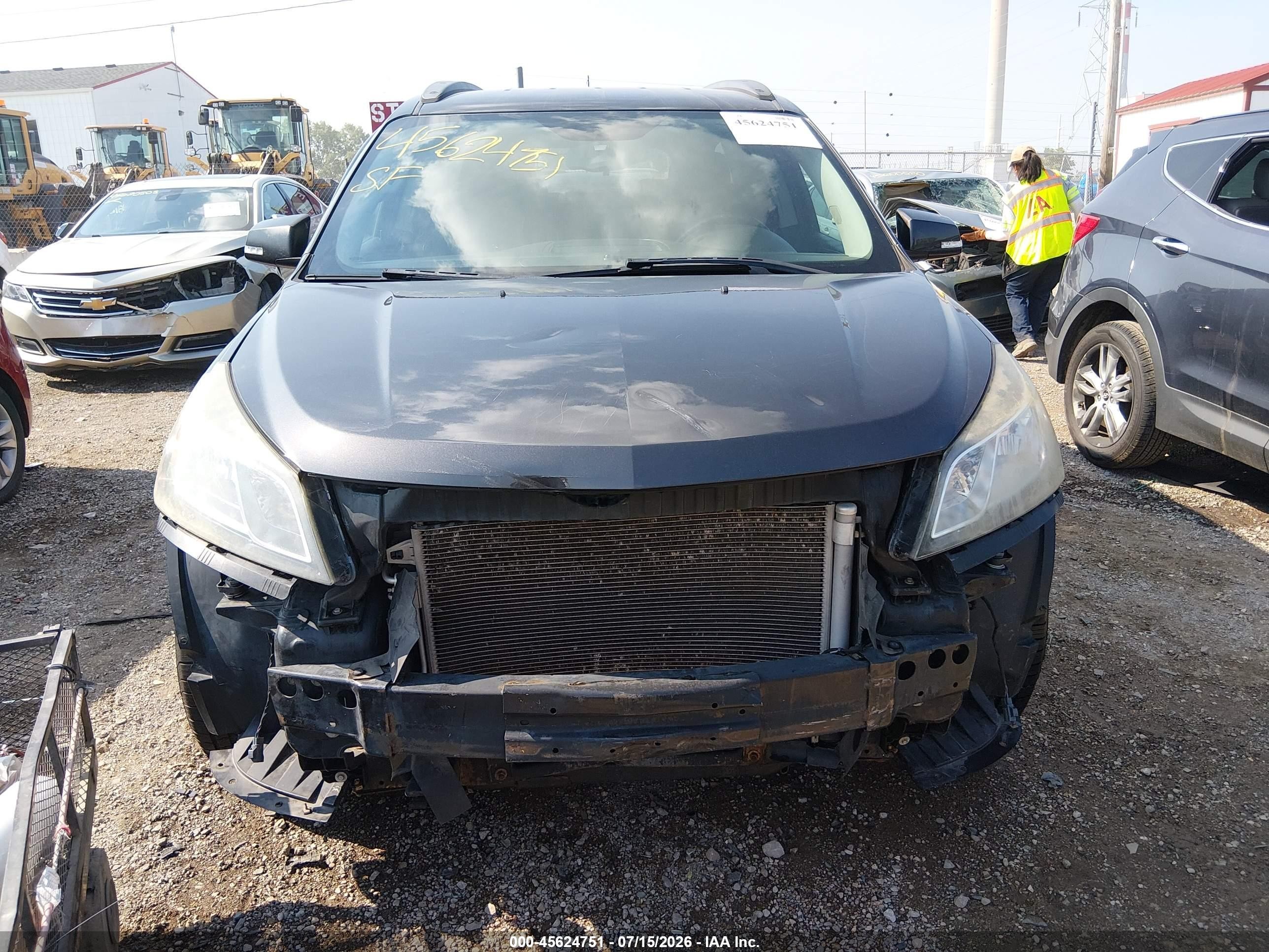 2015 Chevrolet Traverse Lt Gray vin: 1GNKRGKDXFJ203883