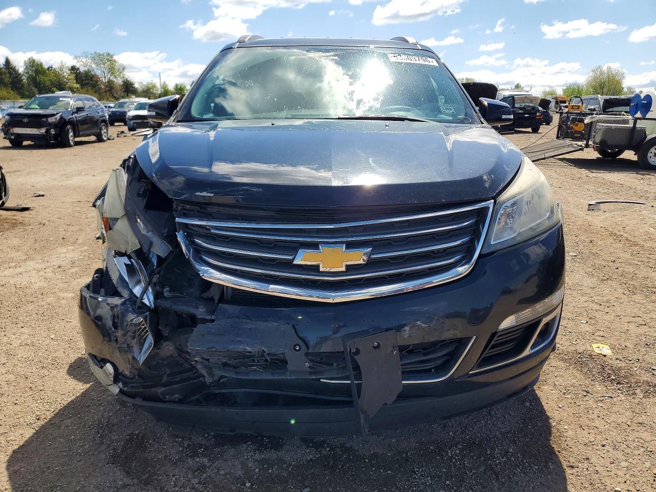 2015 Chevrolet Traverse Lt Серый vin: 1GNKRGKDXFJ257118