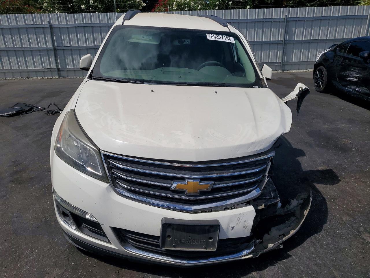 2015 Chevrolet Traverse Lt Белый vin: 1GNKRHKD1FJ257501