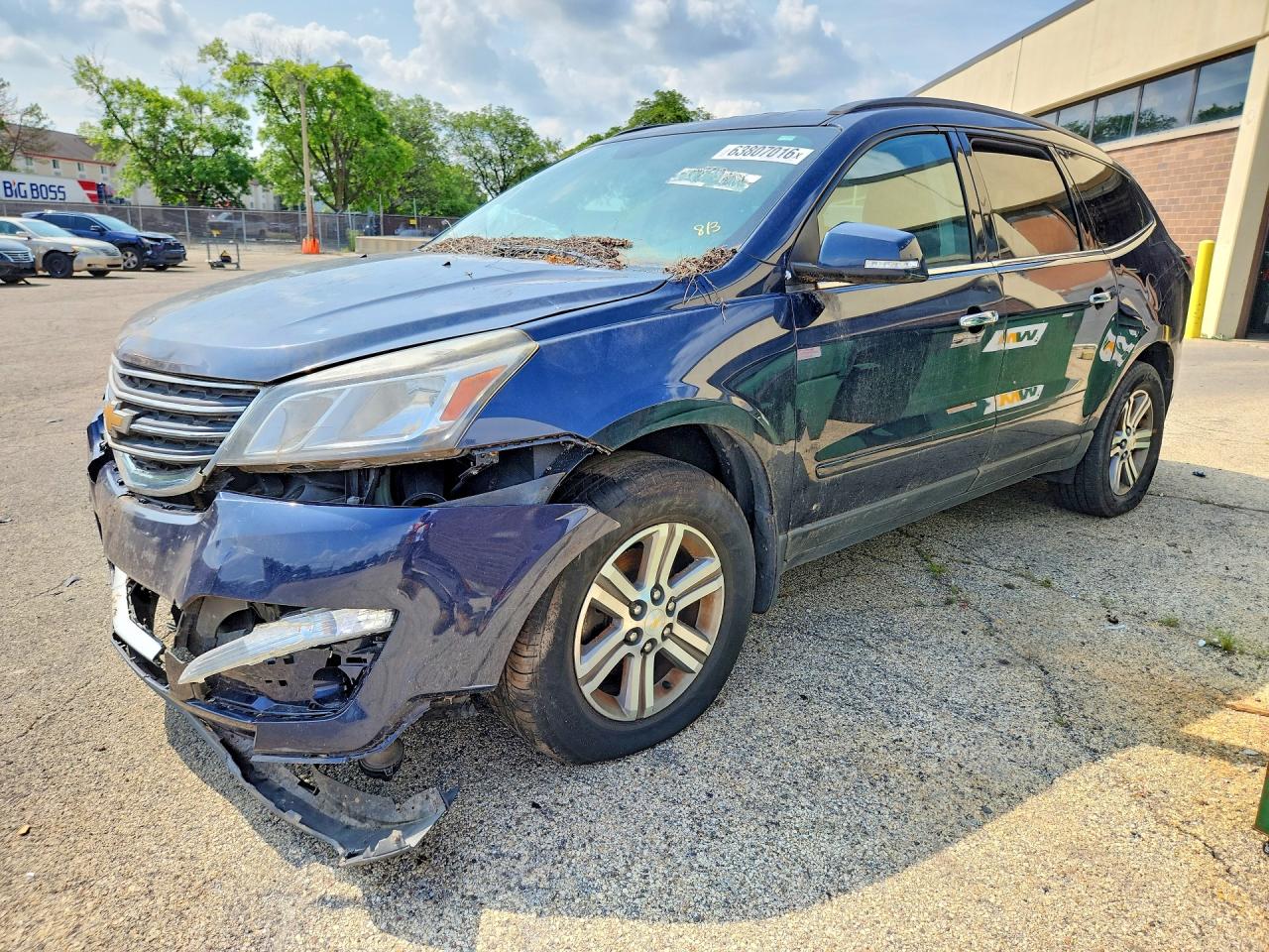 2015 Chevrolet Traverse Lt Blue vin: 1GNKRHKD6FJ122000