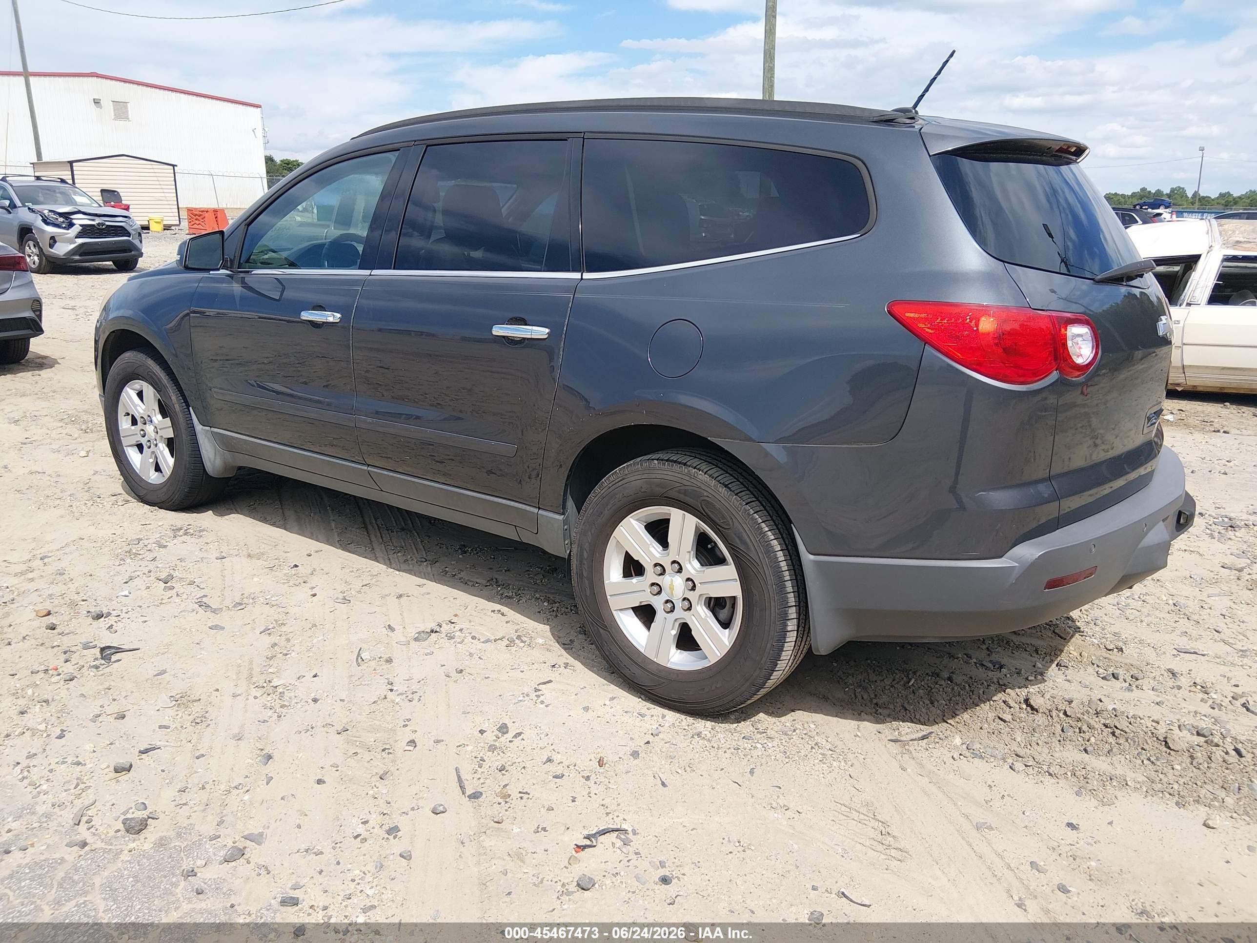 2012 Chevrolet Traverse Lt W/2lt Gray vin: 1GNKRJED0CJ277799