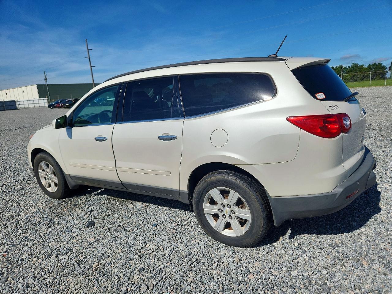 2012 Chevrolet Traverse Lt White vin: 1GNKRJED3CJ361552