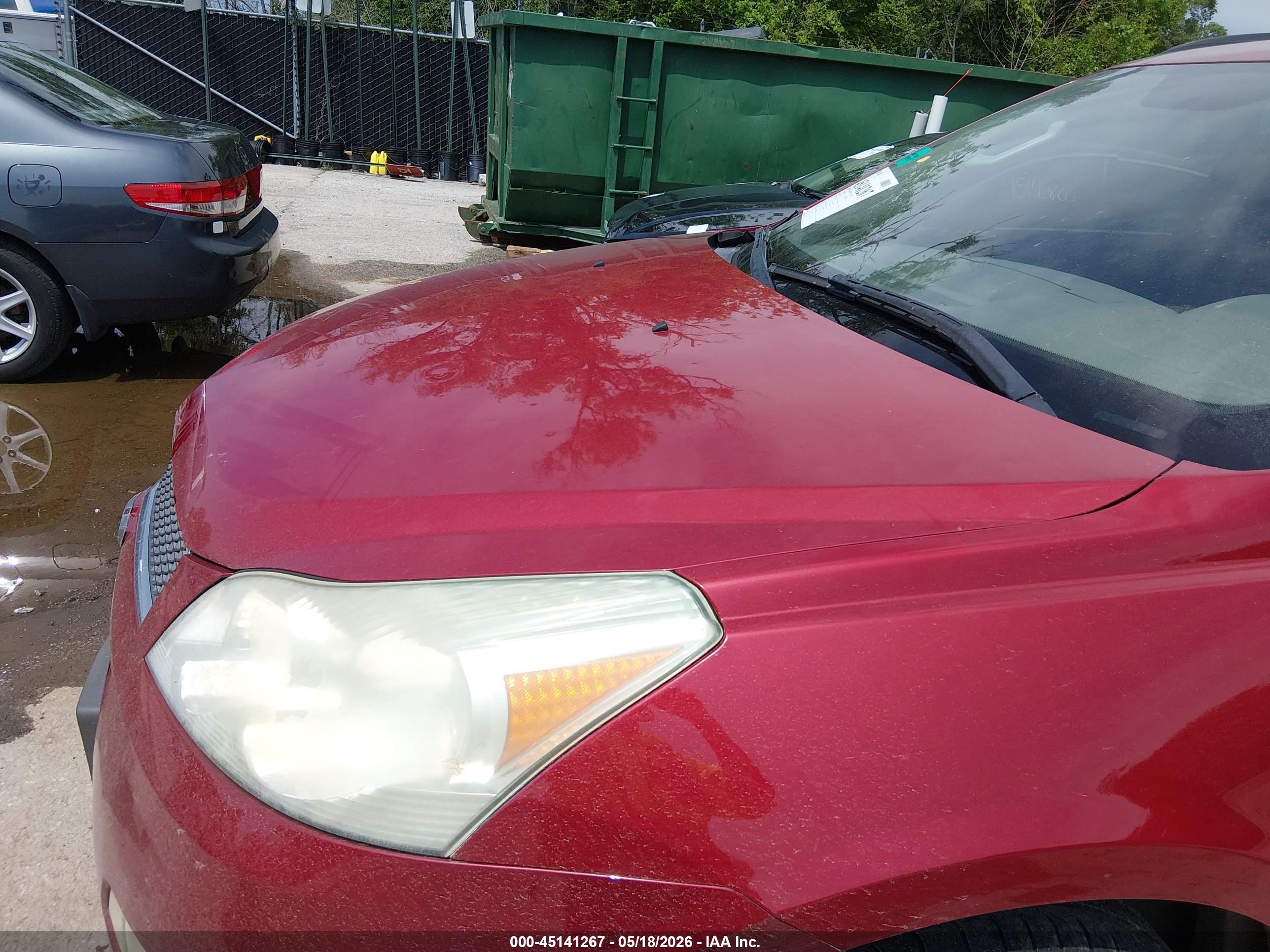 2012 Chevrolet Traverse 2lt Красный vin: 1GNKRJED5CJ274428