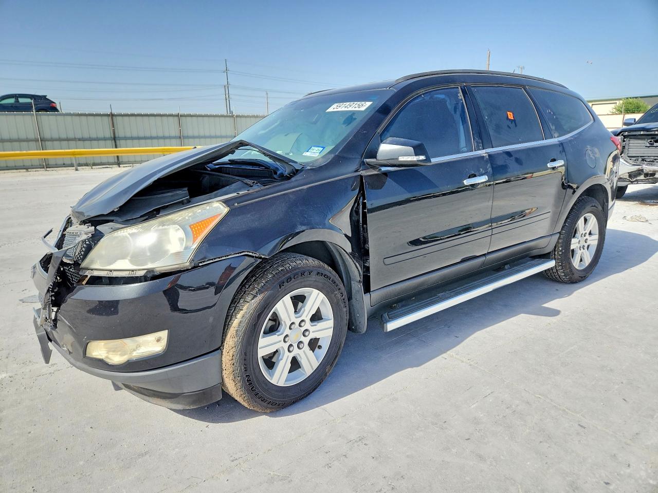 2011 Chevrolet Traverse Lt Black vin: 1GNKRJED8BJ280075