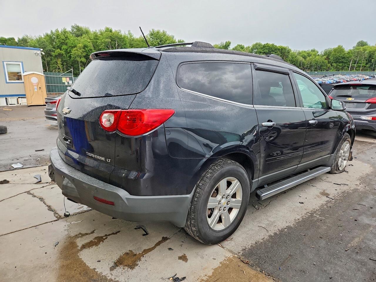 2011 Chevrolet Traverse Lt Black vin: 1GNKRJED9BJ410073