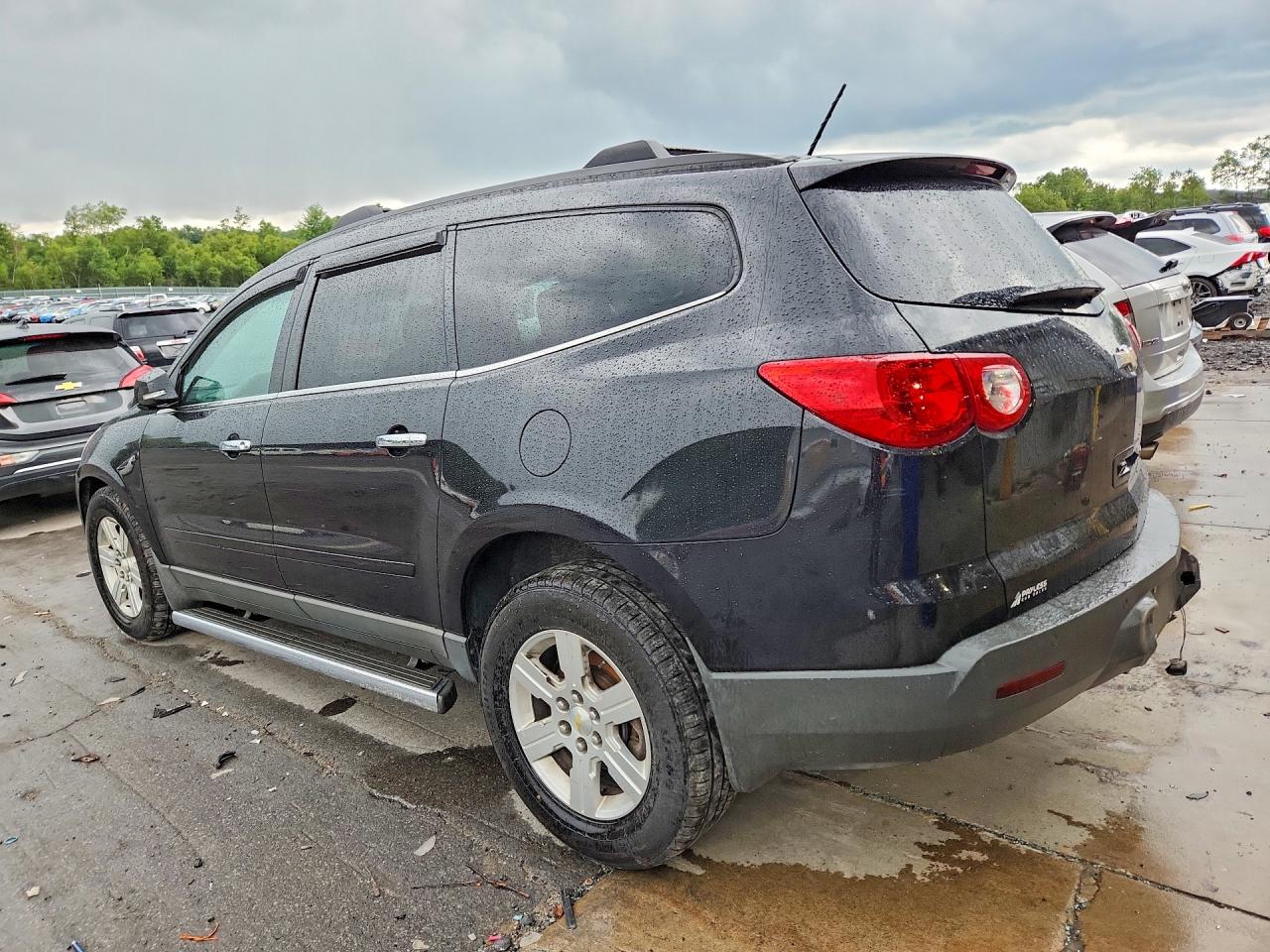 2011 Chevrolet Traverse Lt Black vin: 1GNKRJED9BJ410073