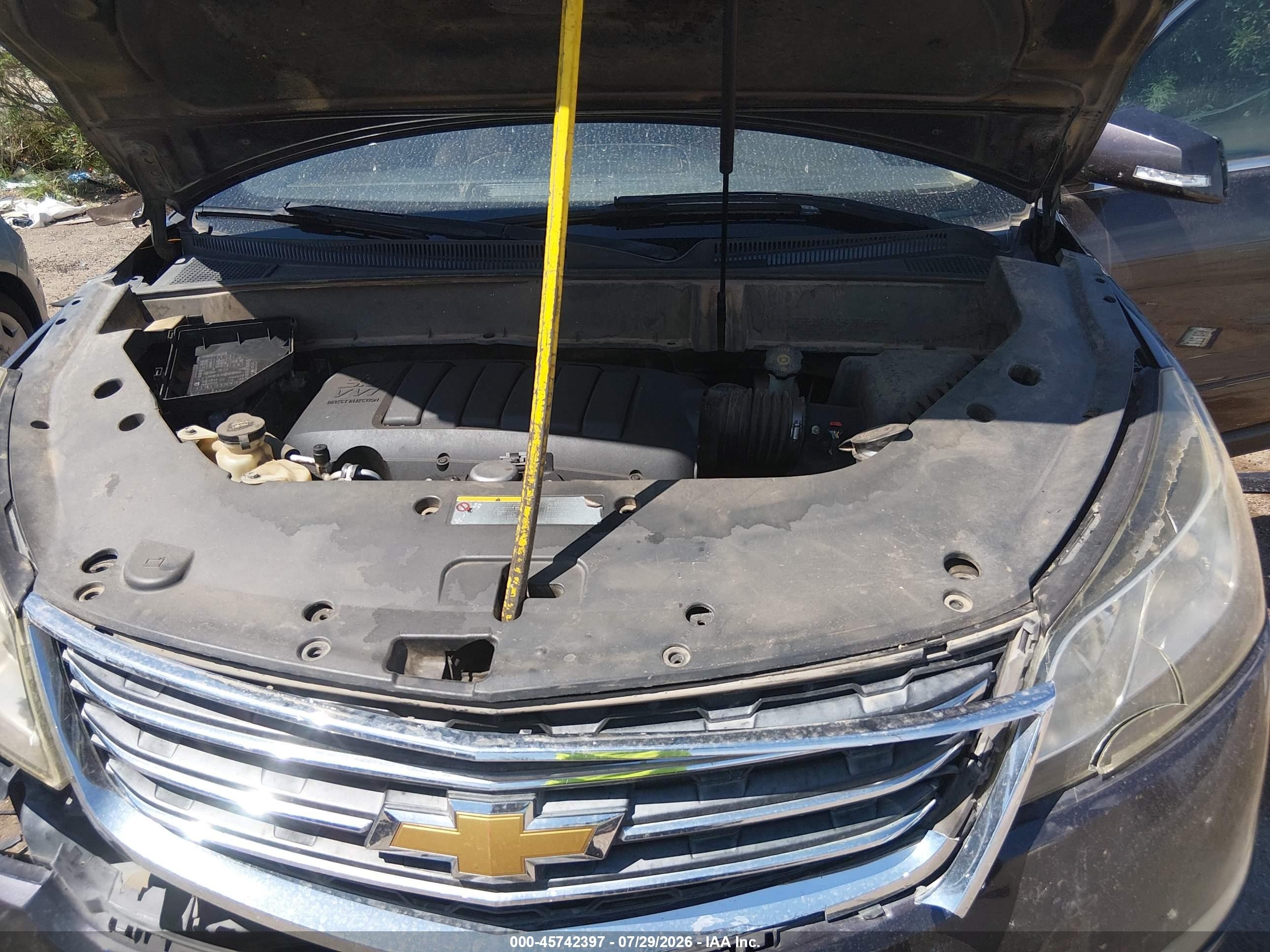2015 Chevrolet Traverse Ltz Dark Brown vin: 1GNKRJKD0FJ337752