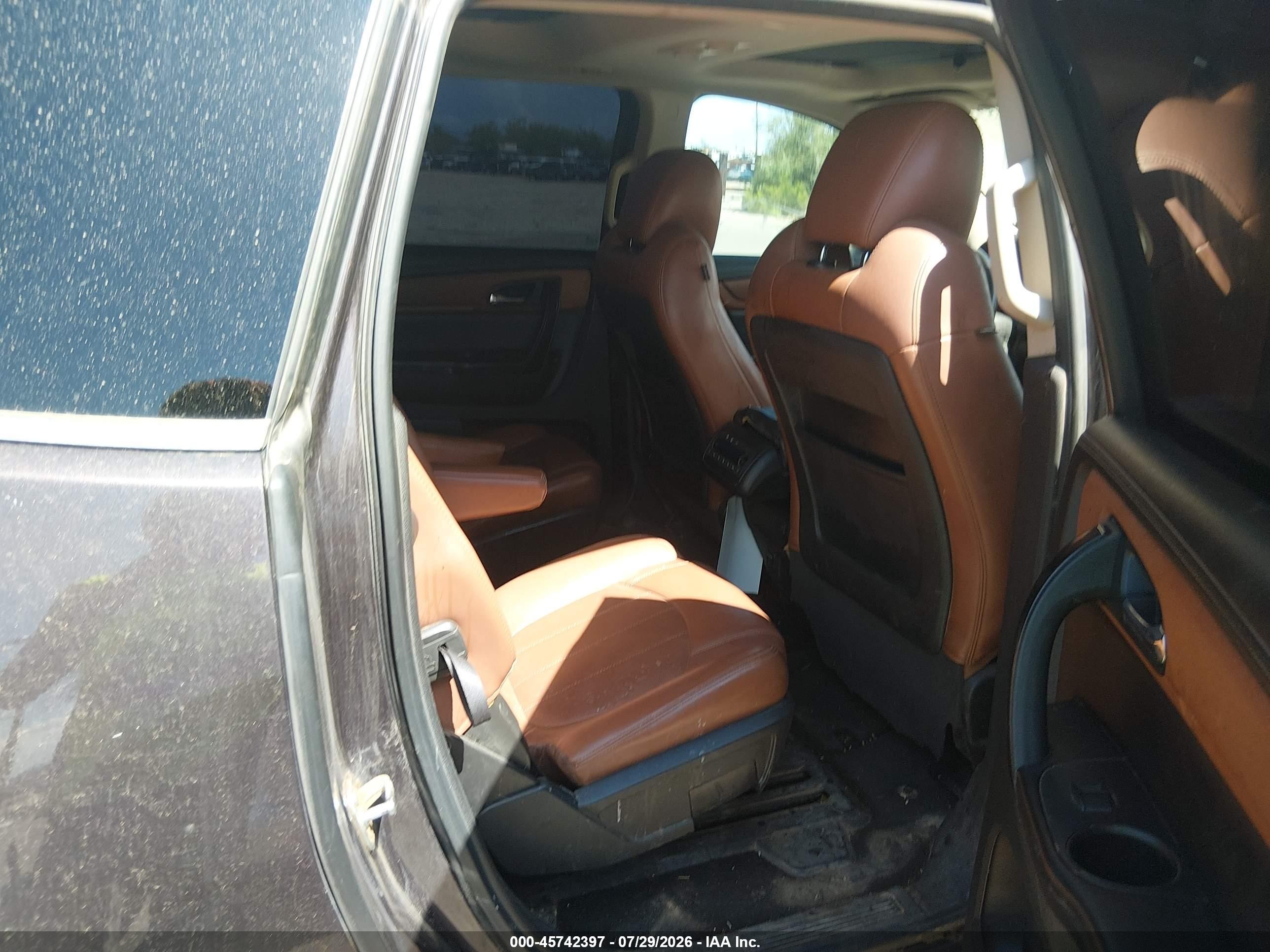 2015 Chevrolet Traverse Ltz Dark Brown vin: 1GNKRJKD0FJ337752