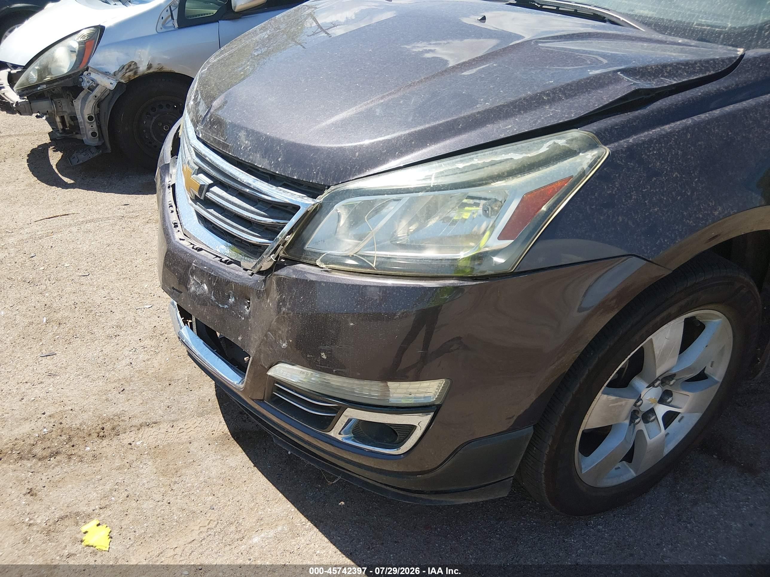 2015 Chevrolet Traverse Ltz Dark Brown vin: 1GNKRJKD0FJ337752