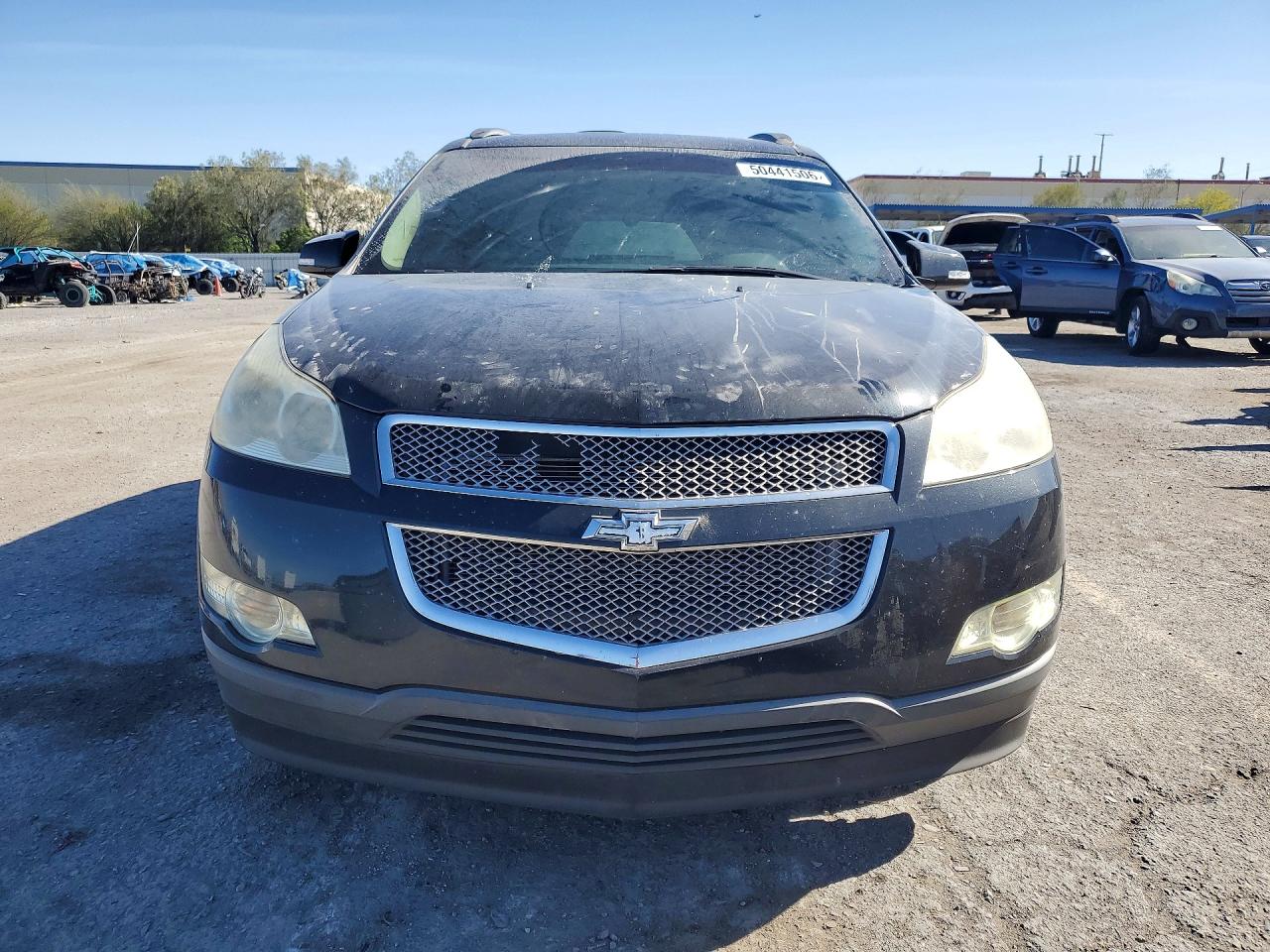 2012 Chevrolet Traverse Ltz Black vin: 1GNKRLED1CJ404443