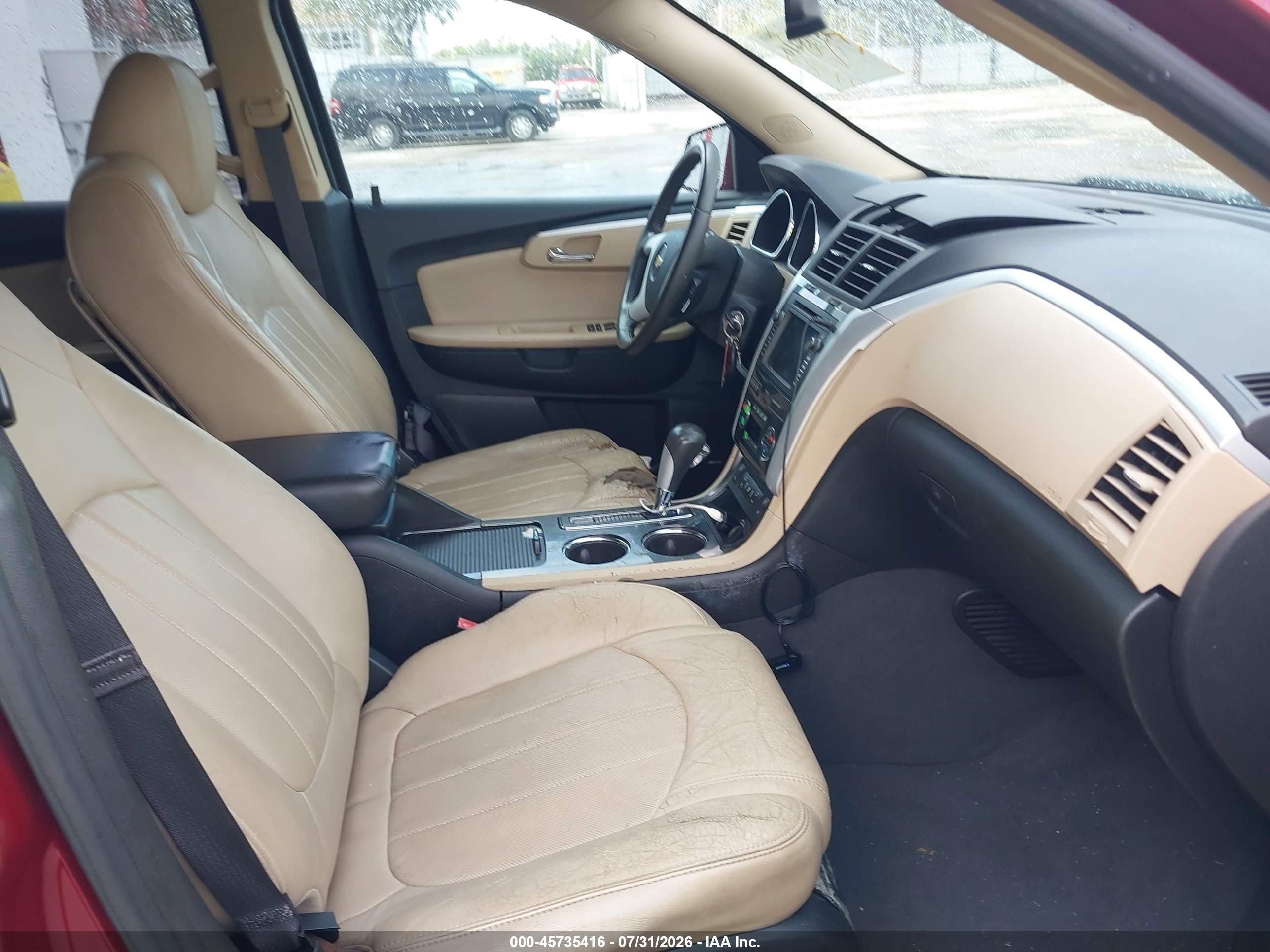 2011 Chevrolet Traverse Ltz Красный vin: 1GNKRLED2BJ265163