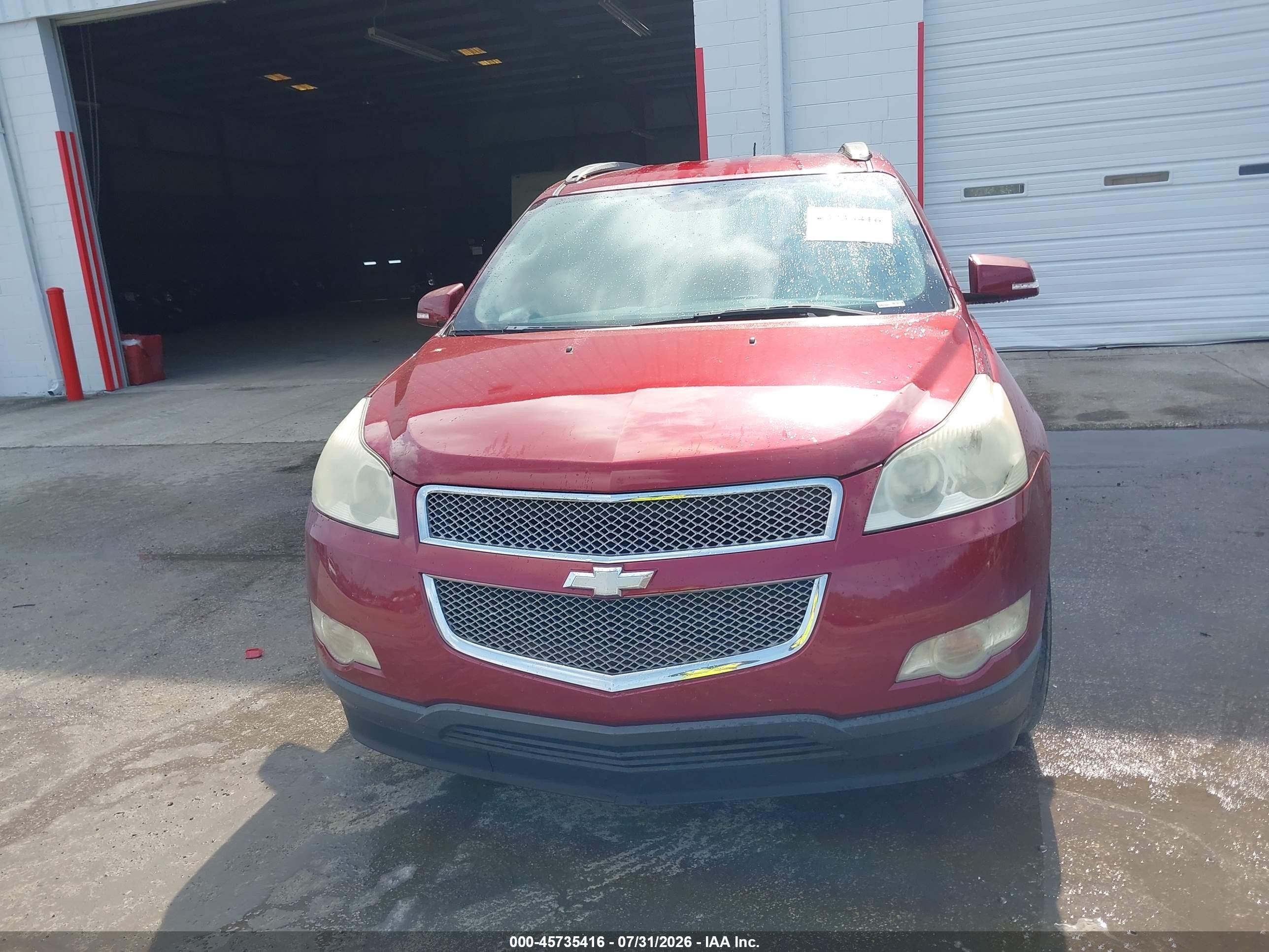 2011 Chevrolet Traverse Ltz Красный vin: 1GNKRLED2BJ265163