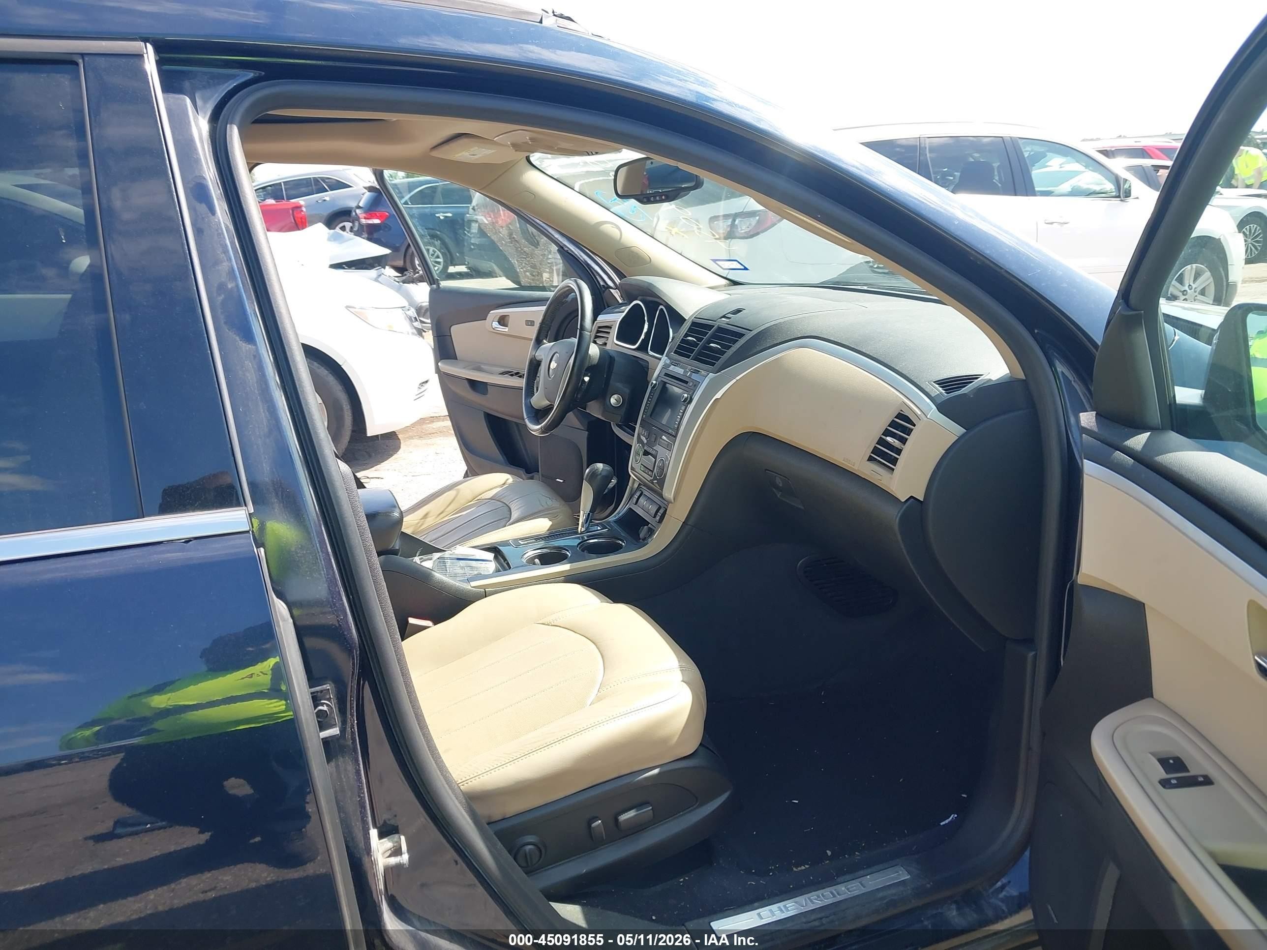 2012 Chevrolet Traverse Ltz Dark Blue vin: 1GNKRLED2CJ316629