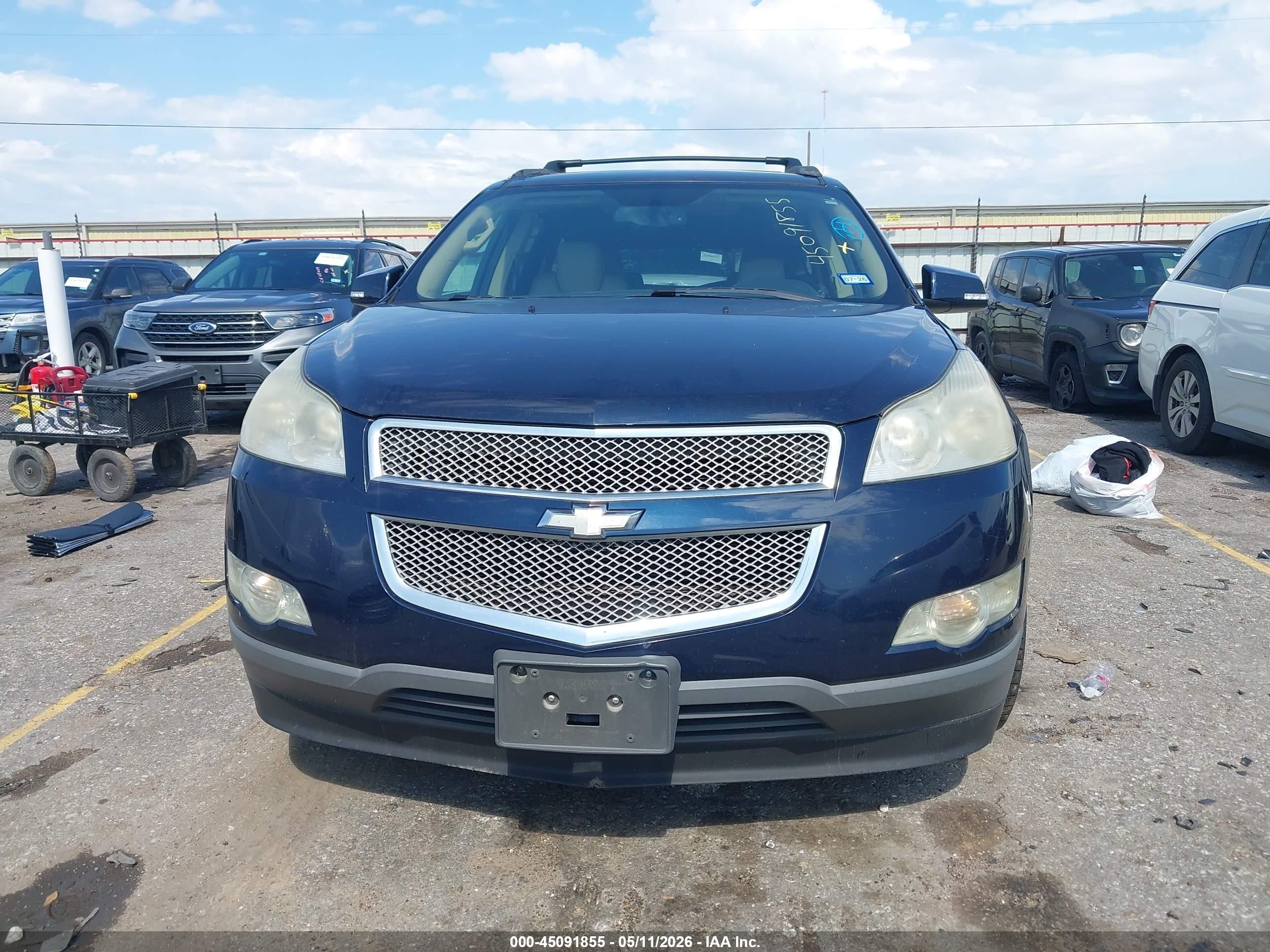 2012 Chevrolet Traverse Ltz Dark Blue vin: 1GNKRLED2CJ316629