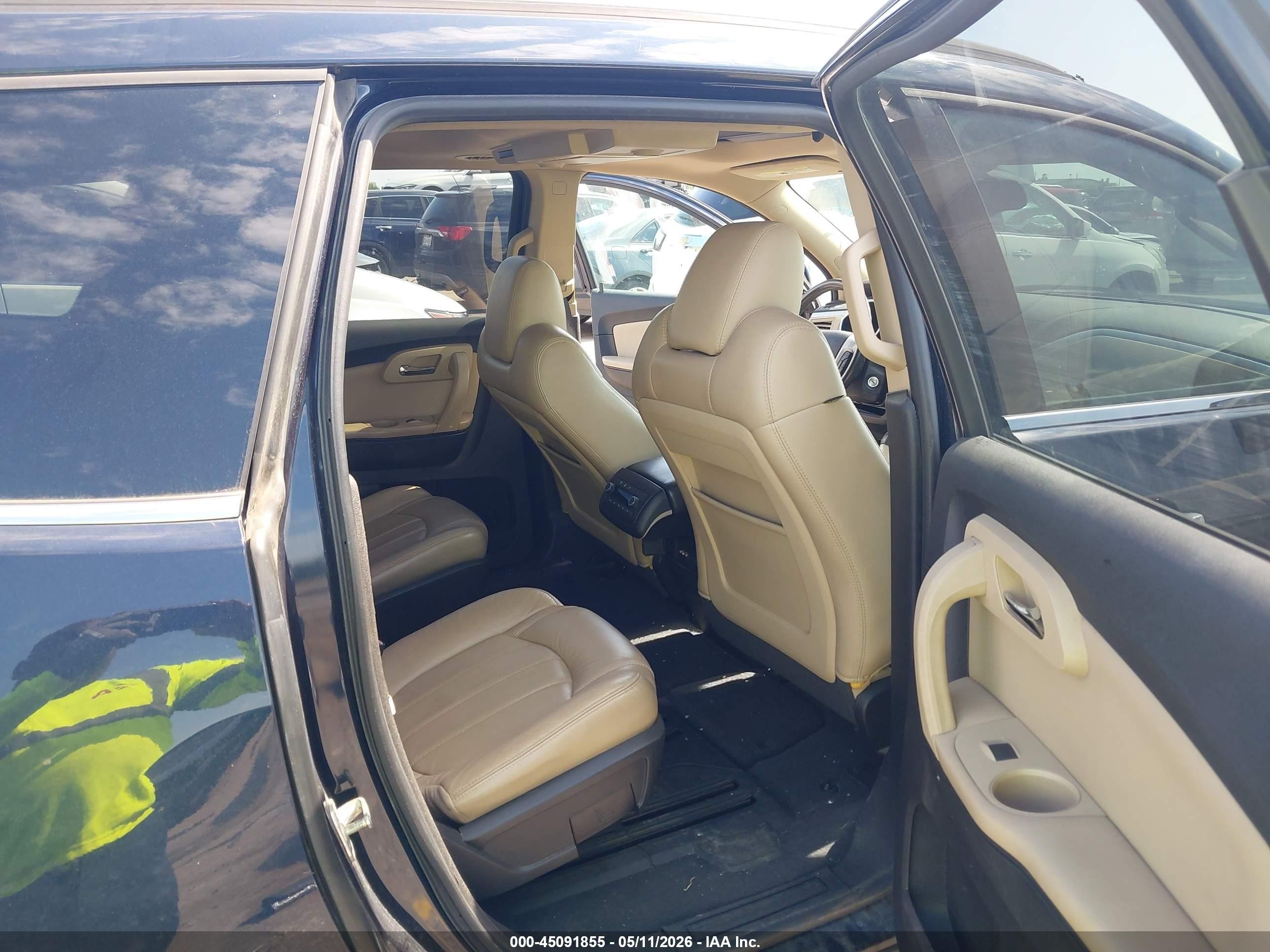 2012 Chevrolet Traverse Ltz Dark Blue vin: 1GNKRLED2CJ316629